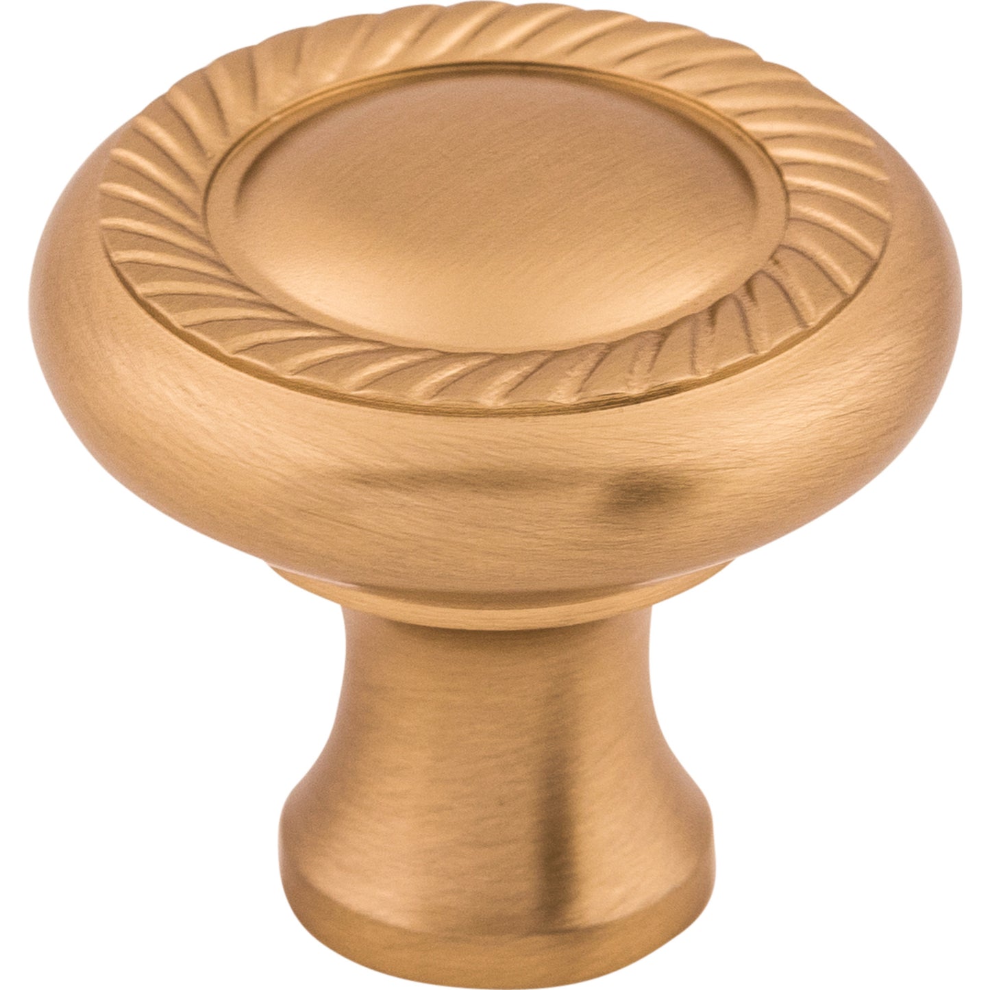 Top Knobs M1584 Swirl Cut Knob 1 1/4 Inch Brushed Bronze