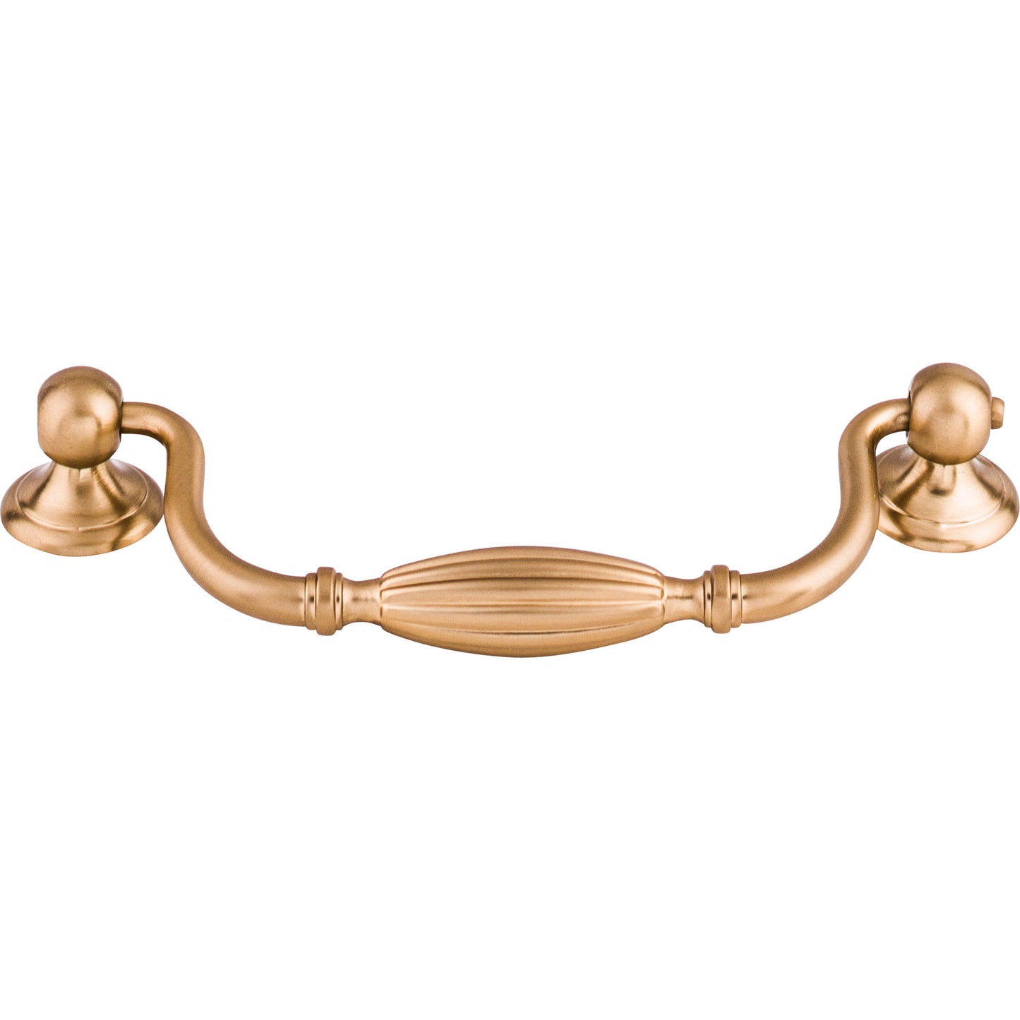 Top Knobs M1628 Tuscany Drop Pull 5 1/16 Inch (c-c) Brushed Bronze