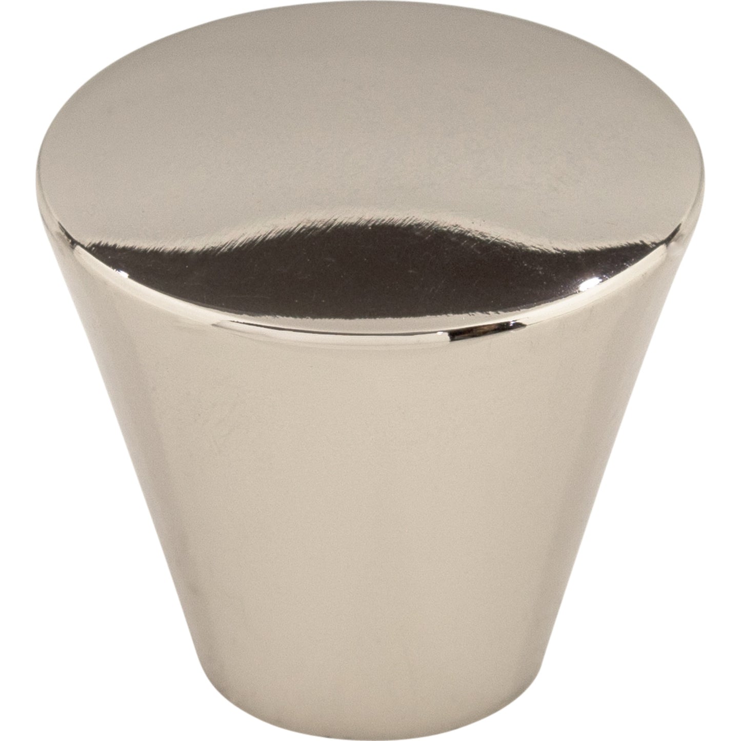Top Knobs M1322 Cone Knob 1 1/16 Inch Polished Nickel