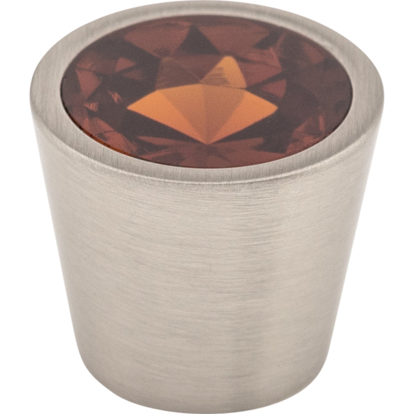 Top Knobs TK134 Wine Crystal Center Knob 13/16 Inch