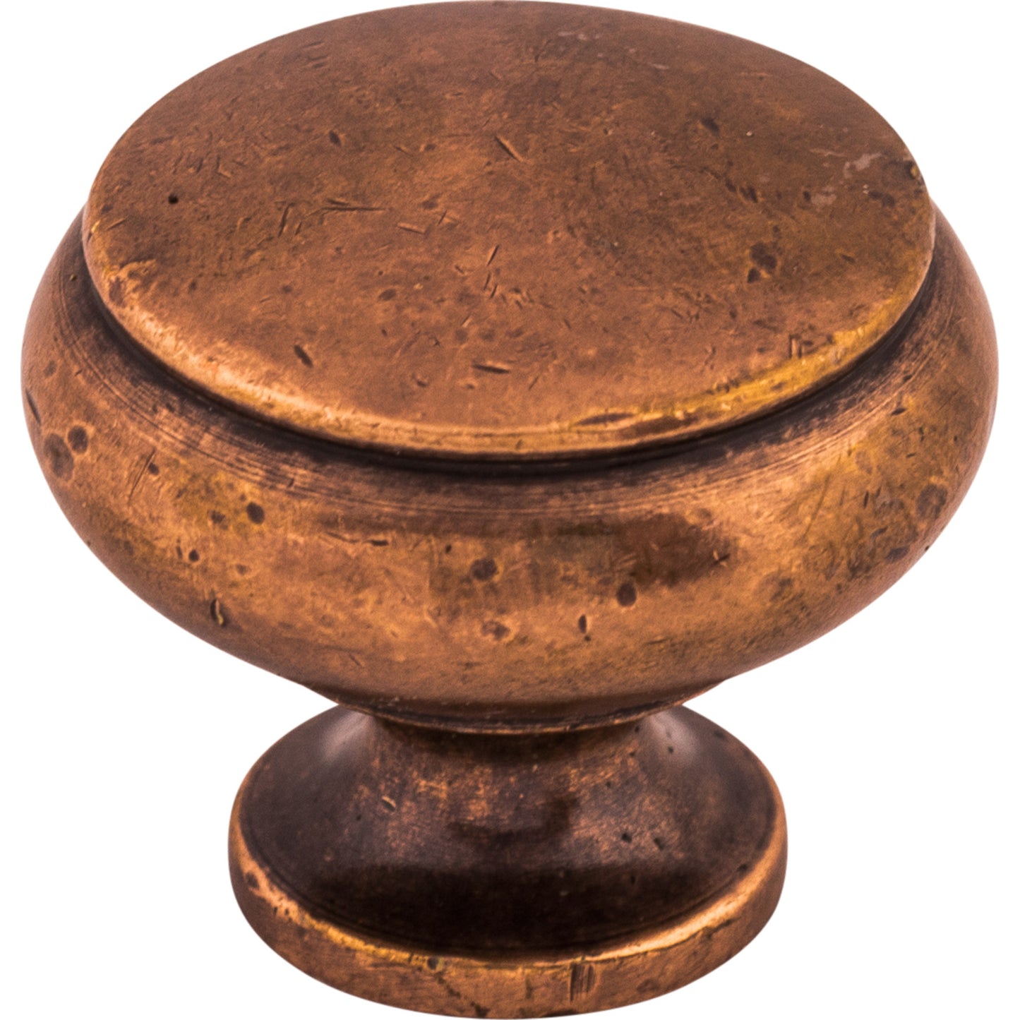 Top Knobs M209 Cumberland Knob 1 1/4 Inch Old English Copper