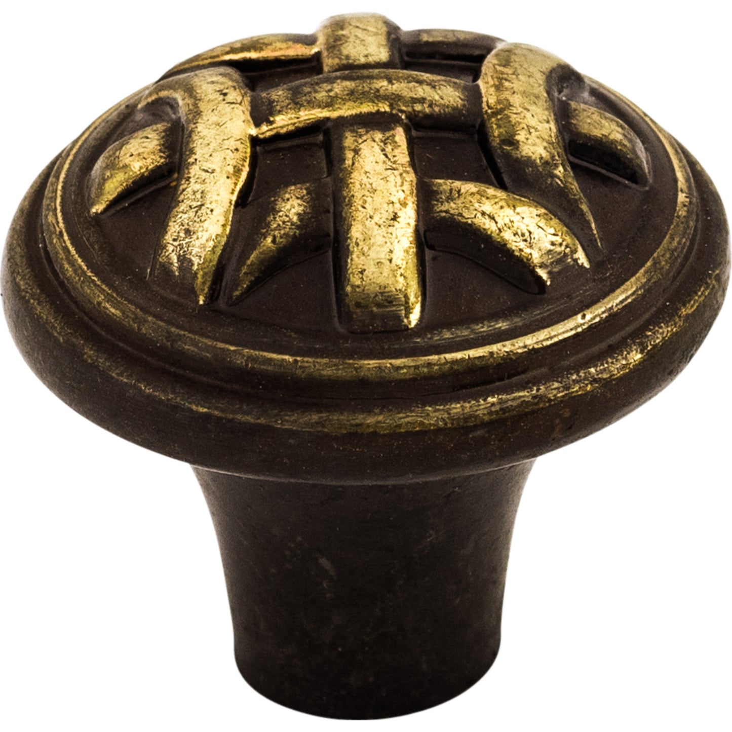 Top Knobs M166 Celtic Small Knob 1 Inch Dark Antique Brass