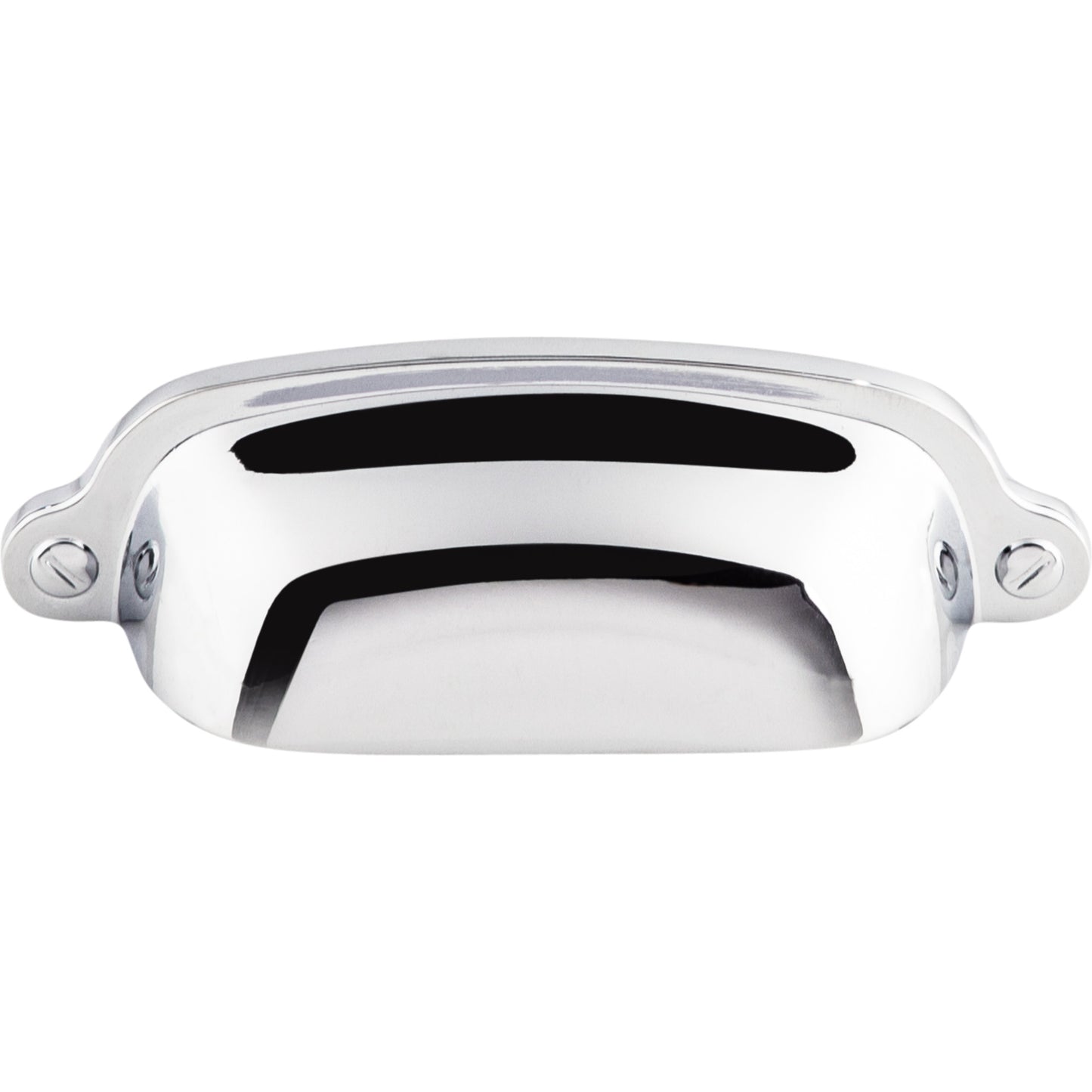 Top Knobs M1911 Charlotte Cup Pull 2 9/16 Inch (c-c) Polished Chrome