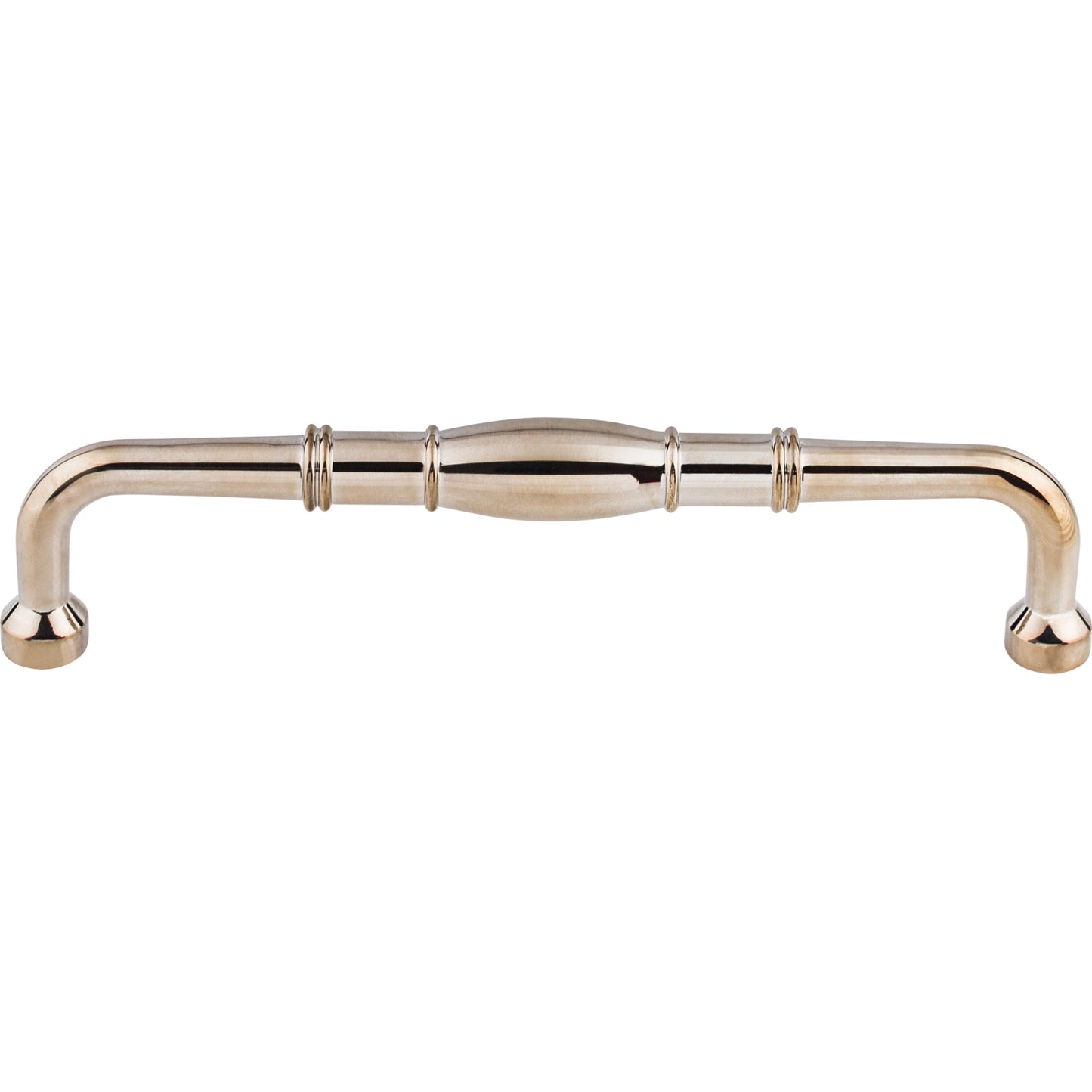Top Knobs M1800-7 Normandy D Pull 7 Inch (c-c) Polished Nickel