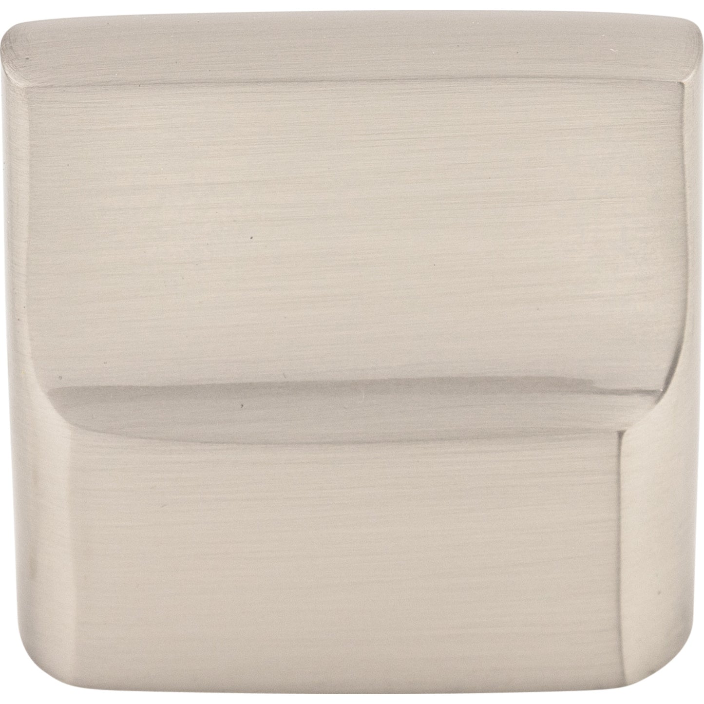 Top Knobs M2050 Aspen II Flat Sided Knob 7/8 Inch (c-c) Brushed Satin Nickel
