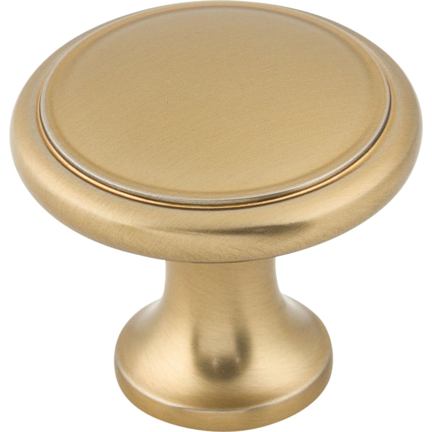 Top Knobs M2197 Ringed Knob 1 1/8 Inch Honey Bronze