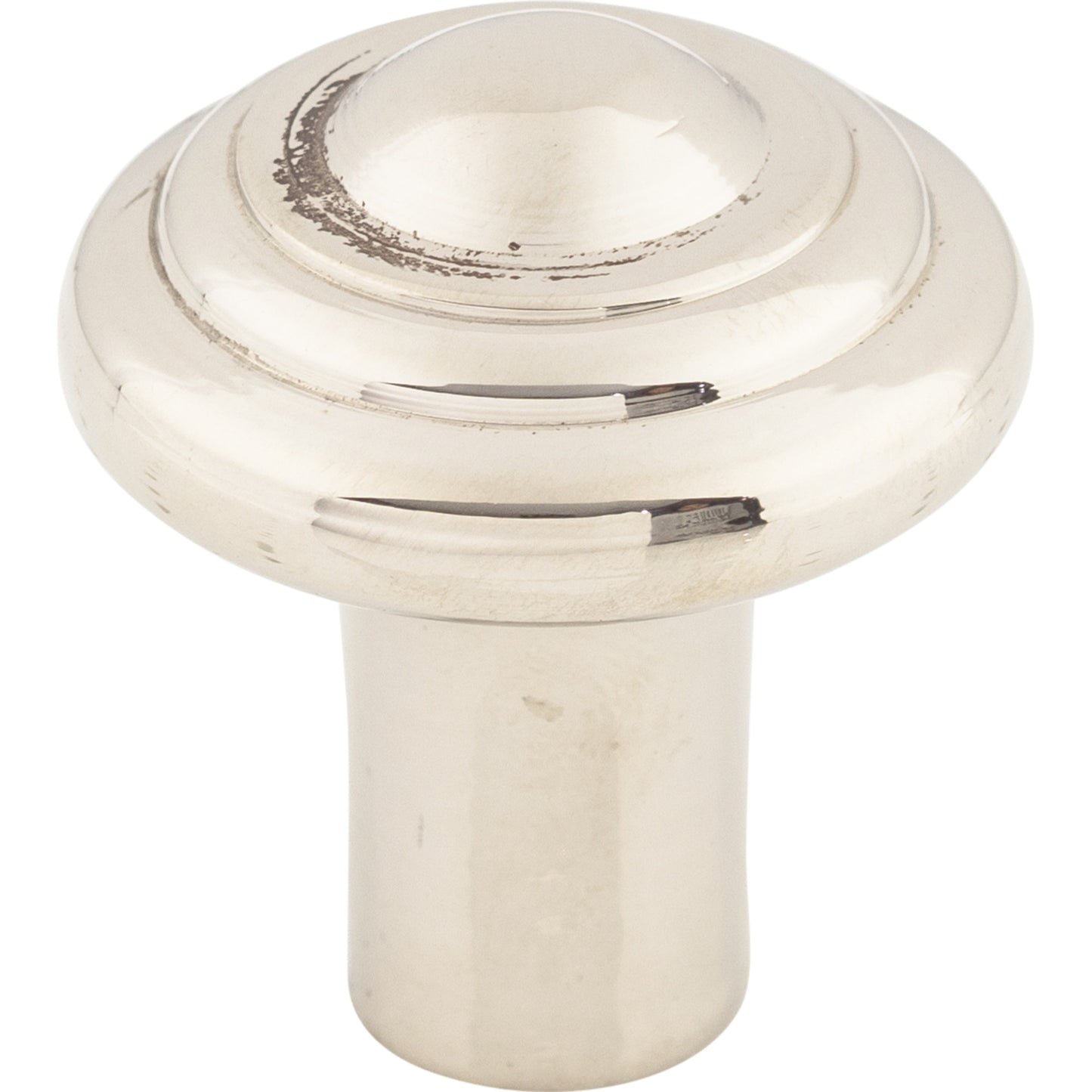Top Knobs M2034 Aspen II Button Knob 1 1/4 Inch Polished Nickel