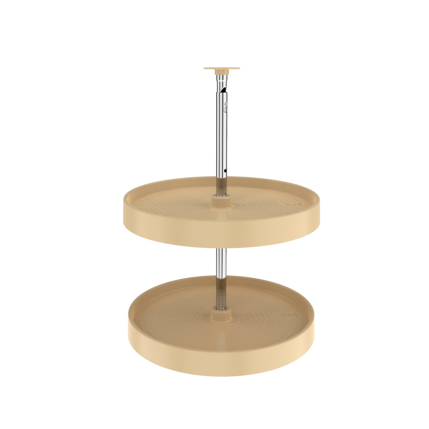 Rev-A-Shelf / LD-2062-18-15-1 / Polymer Full Circle 2-Shelf Lazy Susan for Corner Wall Cabinets