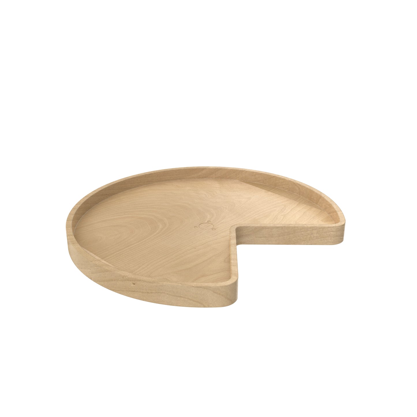 Rev-A-Shelf / 4WLS401-28-BS52 / Wood Kidney-Shaped Lazy Susans for Corner Base Cabinets w/Swivel bearing