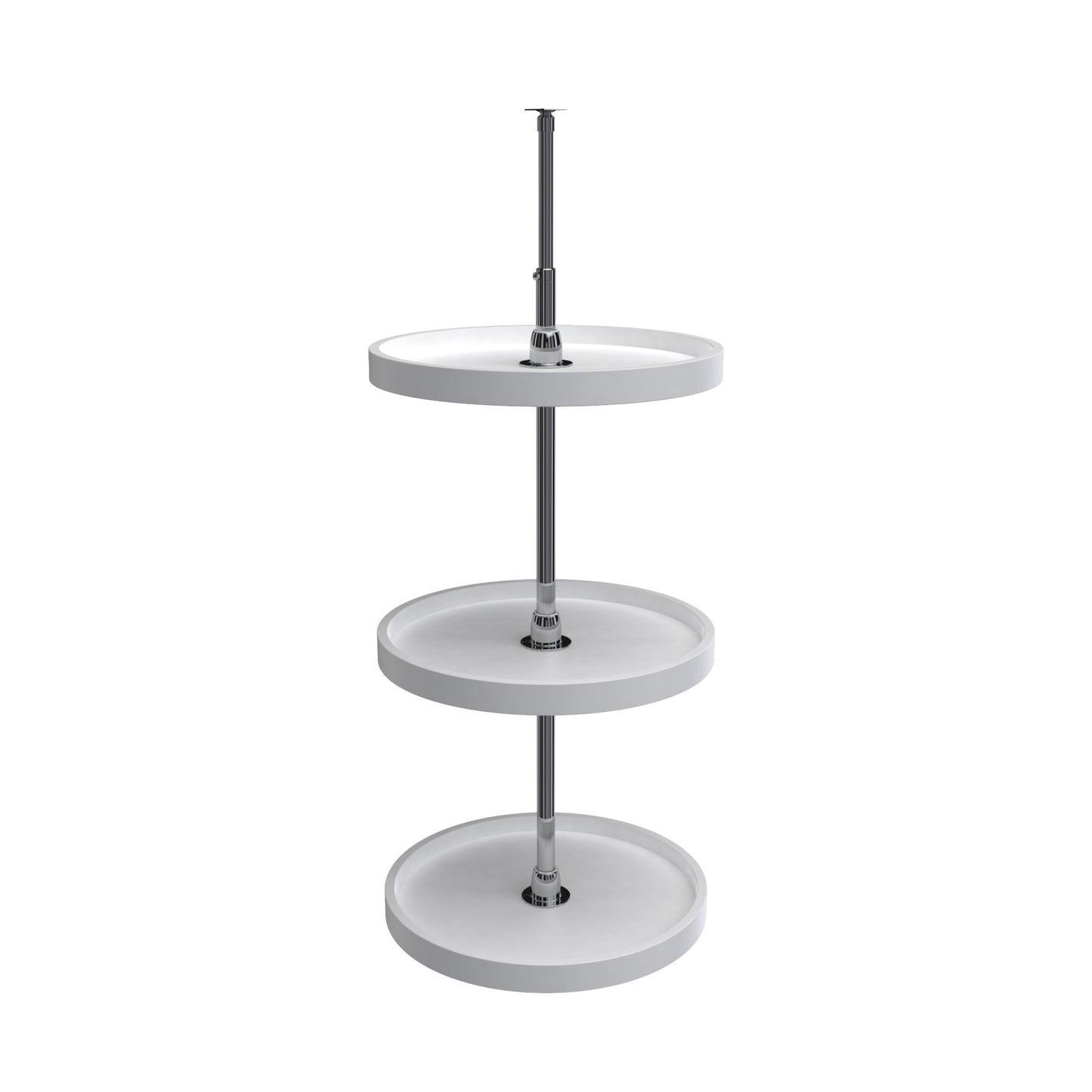 Rev-A-Shelf / 6073-18-11-536 / Polymer Full-Circle 3-Shelf Lazy Susans for 38" H Corner Wall Cabinets