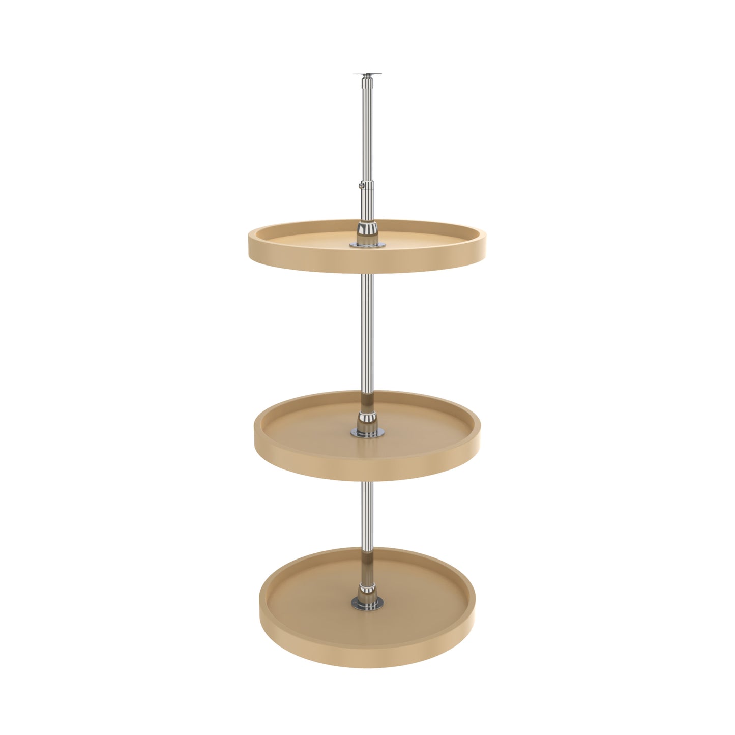 Rev-A-Shelf / 6073-18-15-536 / Polymer Full-Circle 3-Shelf Lazy Susans for 38" H Corner Wall Cabinets