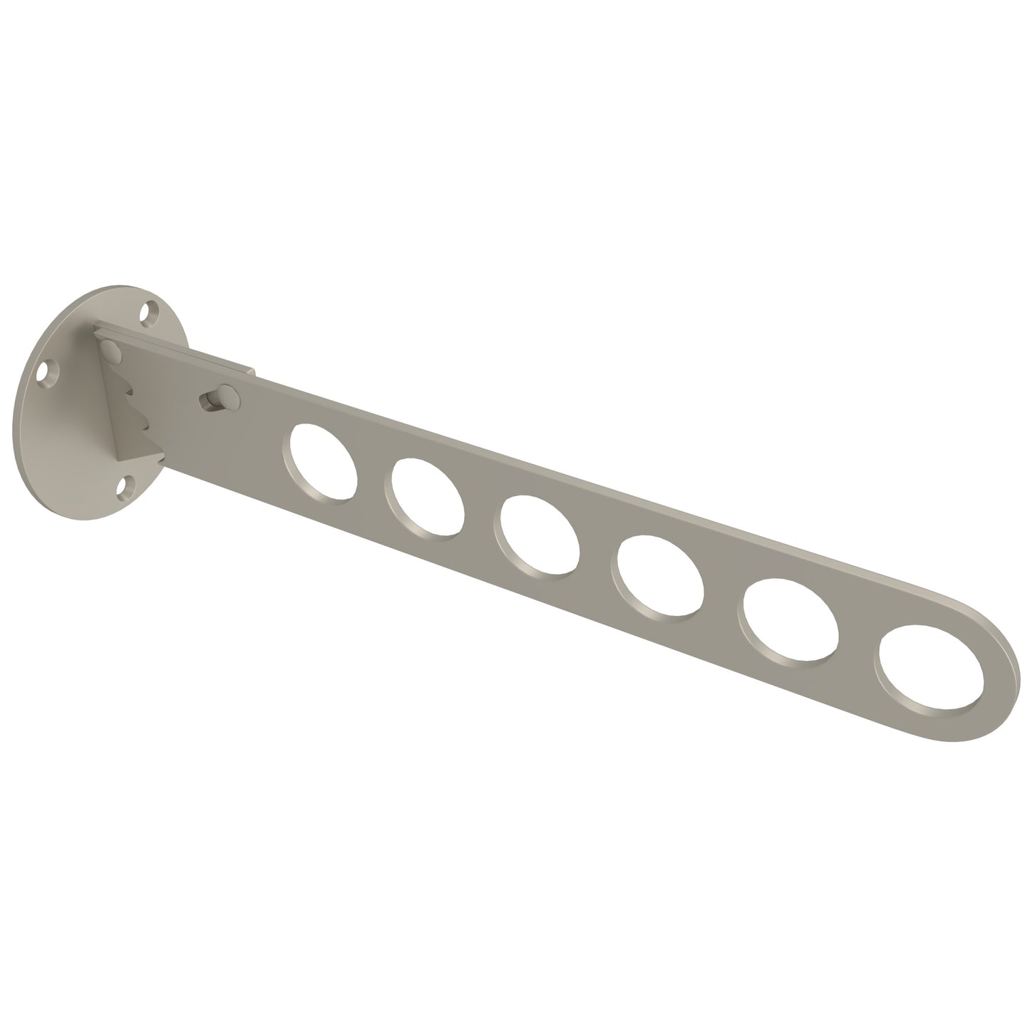 Sidelines / CLVSL-SN-1 / Adjustable Wall/Door Valet Hook for Laundry/Closet Systems