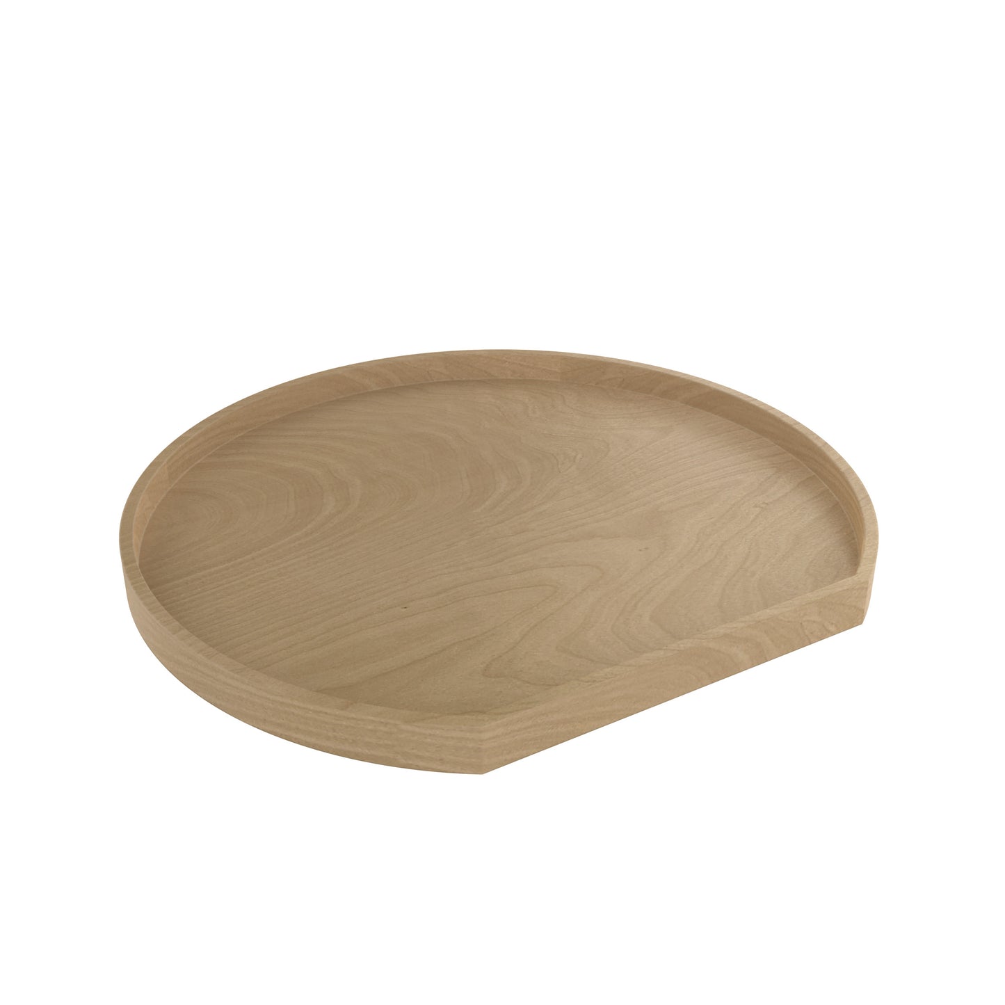 Rev-A-Shelf / 4WLS201-31-BS52 / Wood D-Shaped Lazy Susans for Corner Base Cabinets w/Swivel bearing