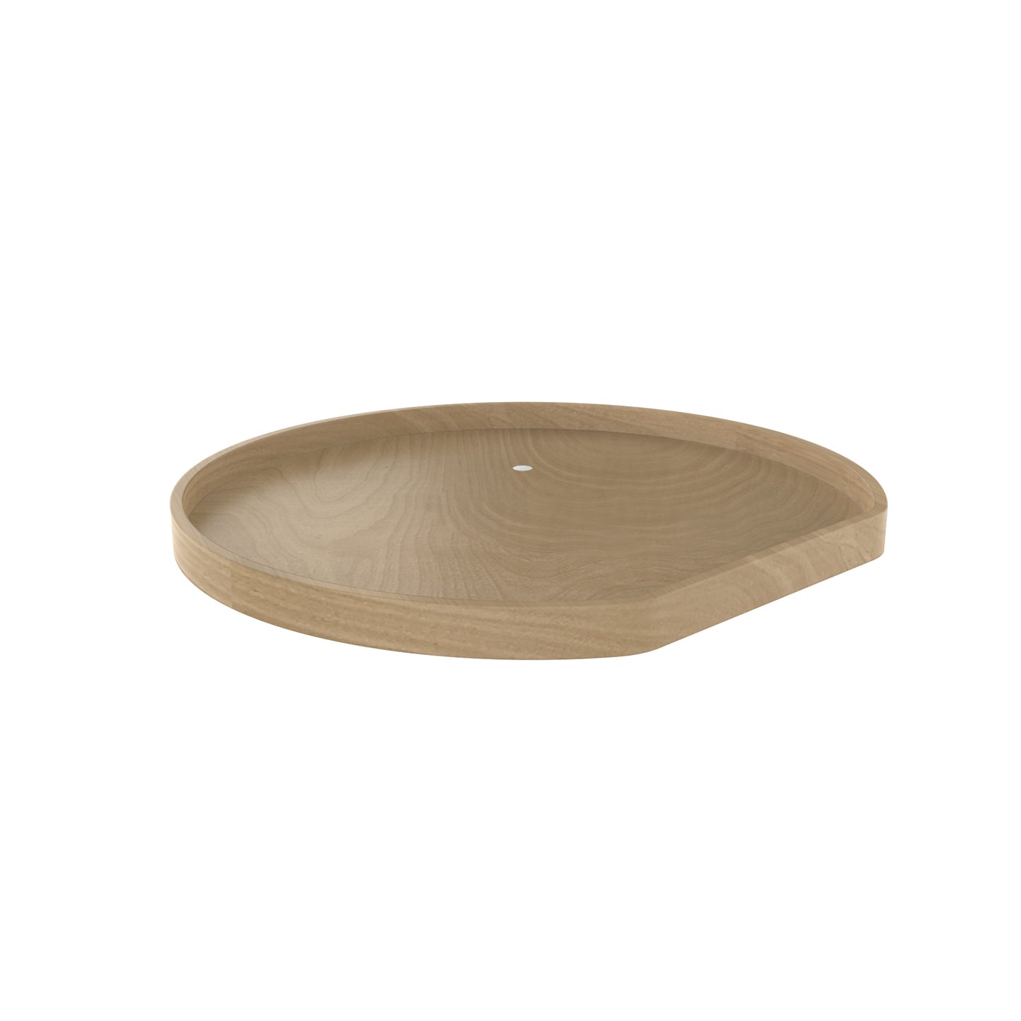 Rev-A-Shelf / LD-4BW-201-32-1 / Banded Wood D-Shaped Lazy Susan Shelf for Corner Base Cabinets