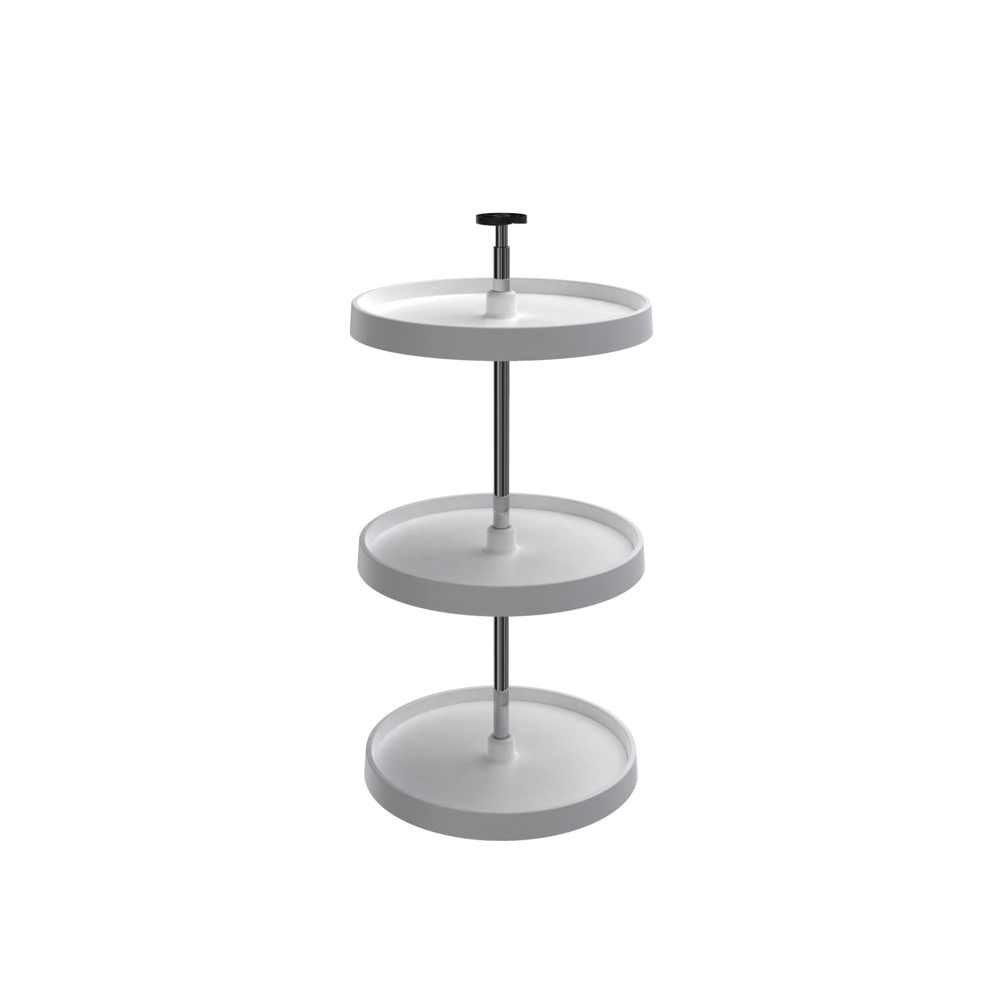 Rev-A-Shelf / 3073-18-11-531 / Value Line Polymer Full-Circle 3-Shelf Lazy Susans for 33" to 36" H Corner Wall Cabinets