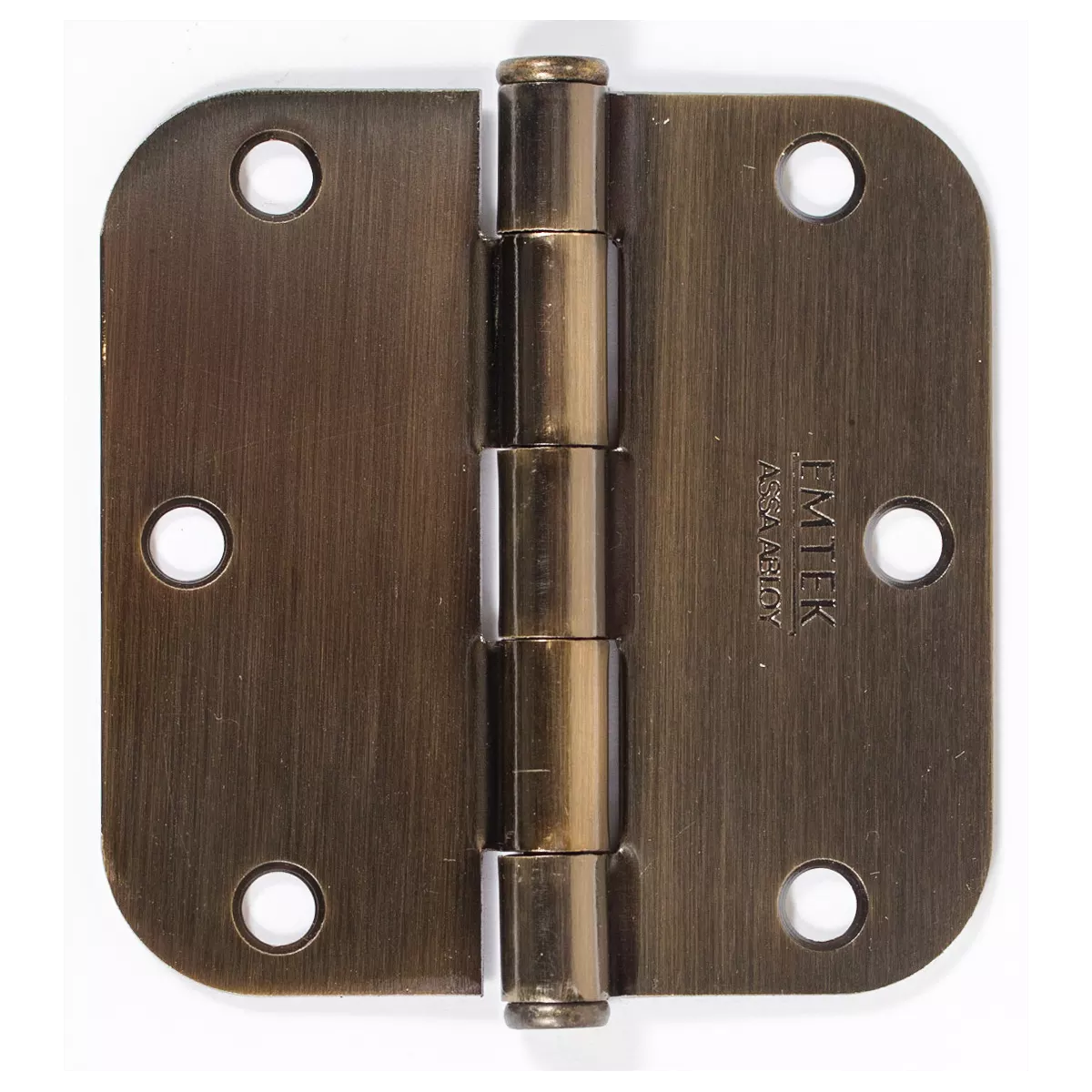 Emtek 91033 Steel Plain Bearing Hinge, 3.5" x 3.5", with 5/8" Radius Corners - Sold in Pairs