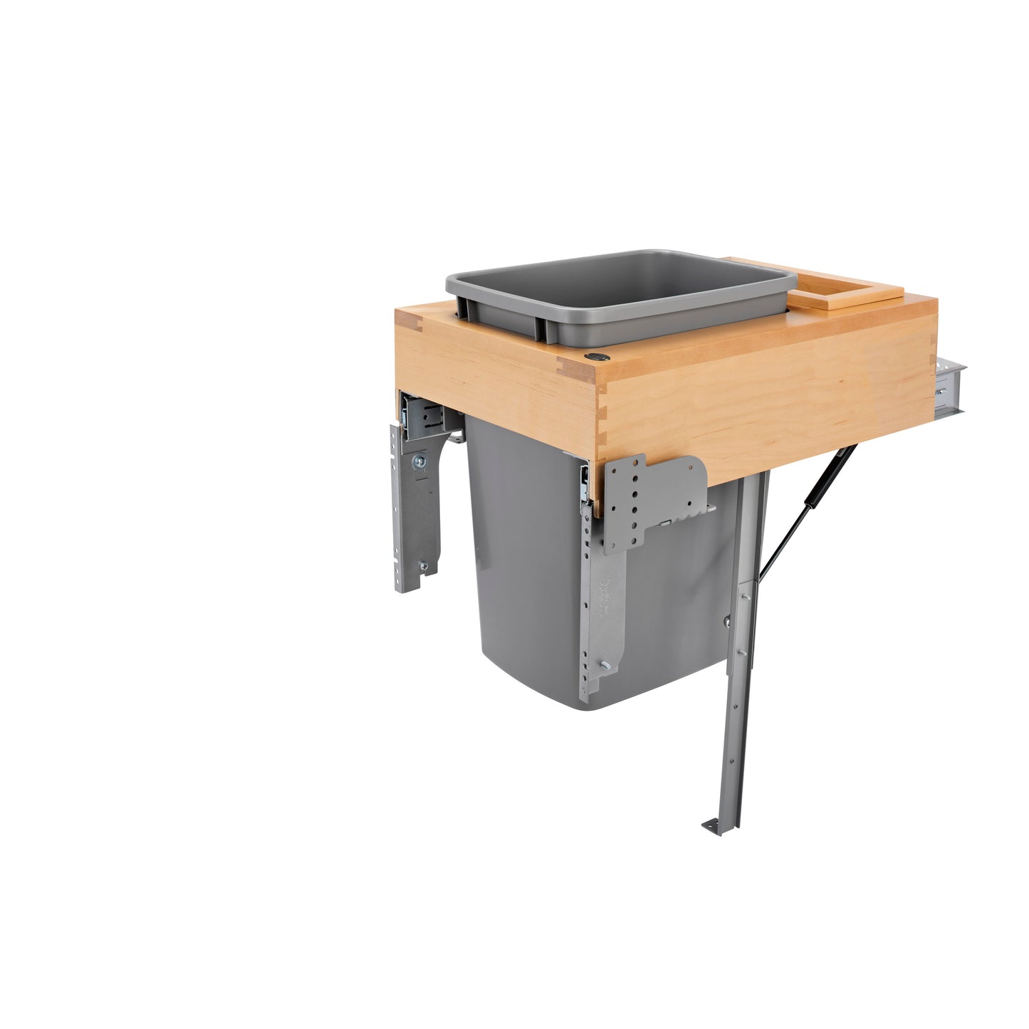 Rev-A-Shelf / 4WCTM-RM-1835DM-1 / Wood Top Mount Pullout Trash/Waste Container w/ Soft-Close/Open