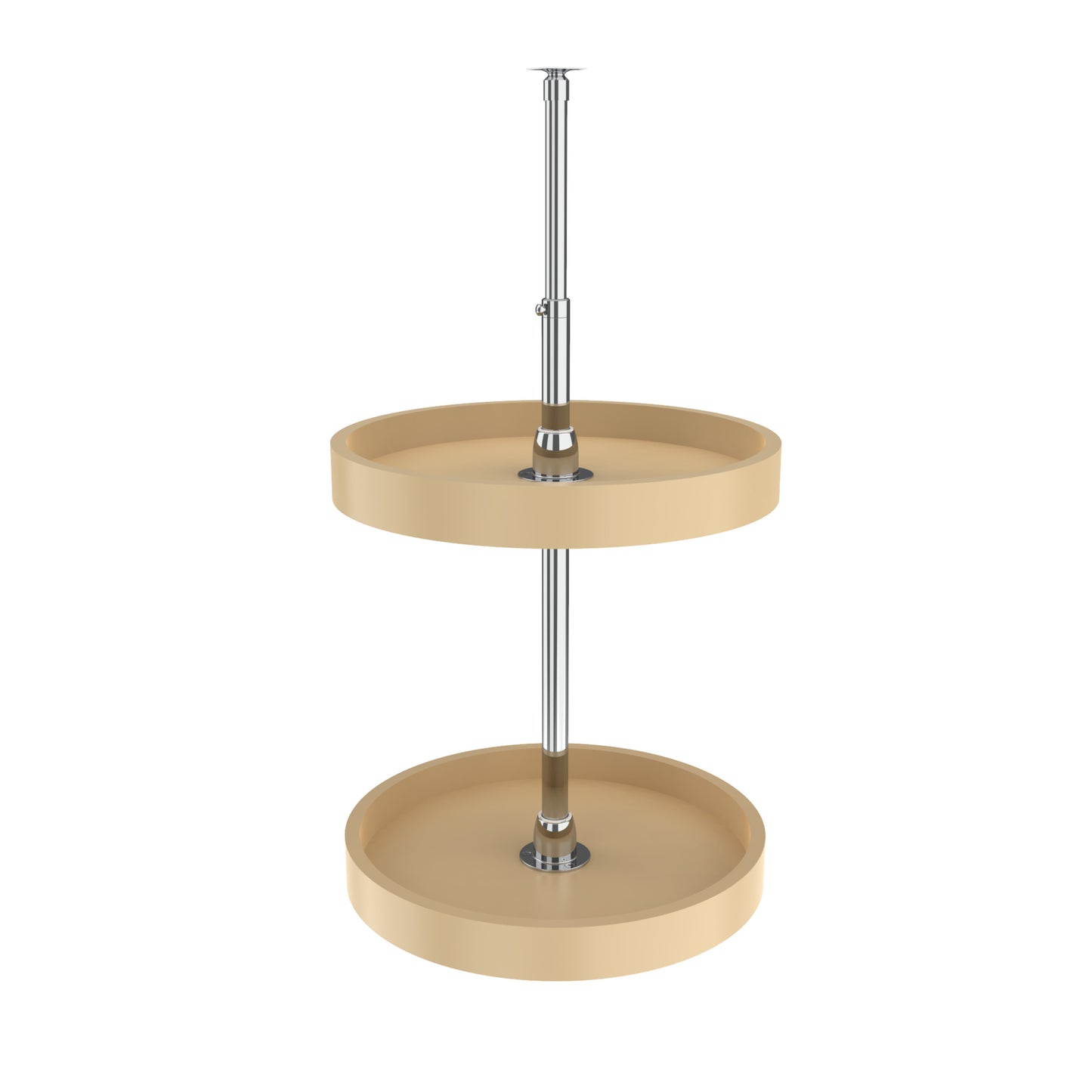 Rev-A-Shelf / 6072-16-15-52 / Polymer Full-Circle 2-Shelf Lazy Susan for Corner Wall Cabinets