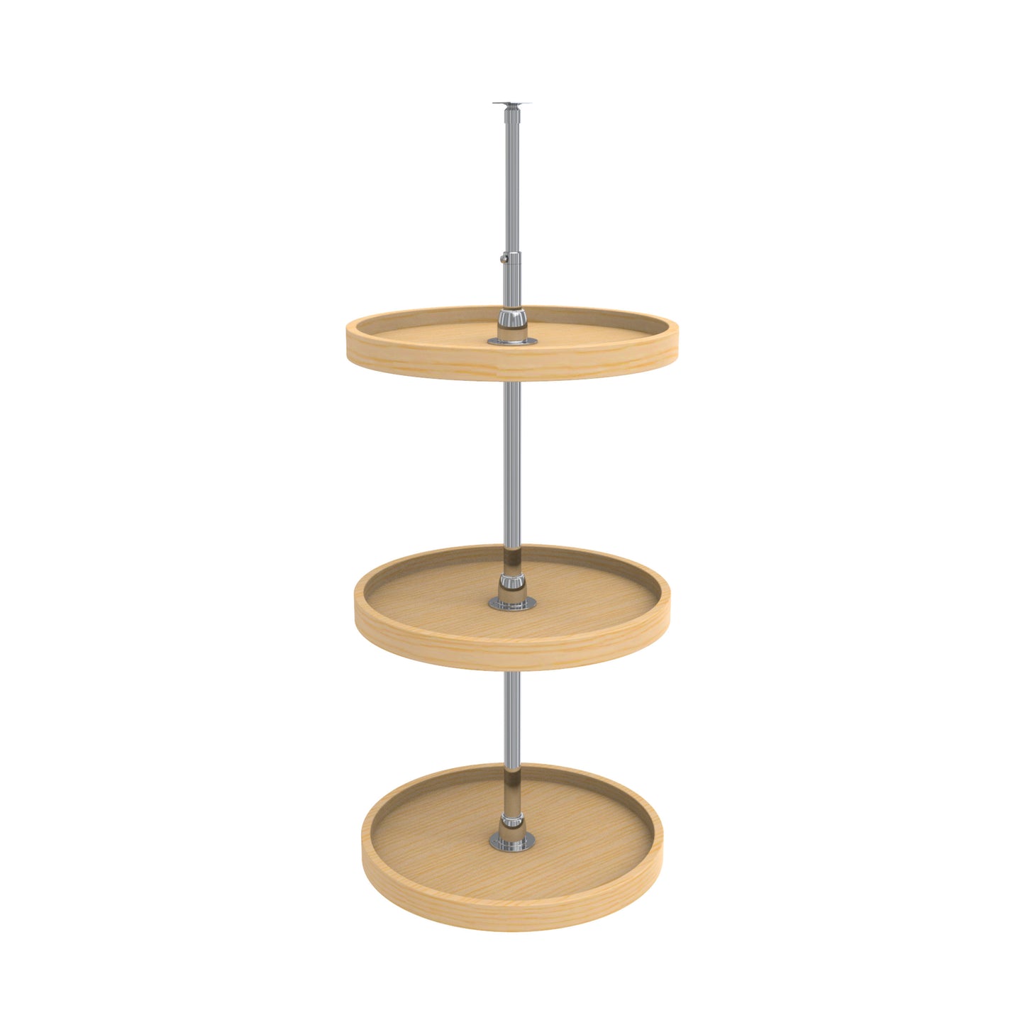 Rev-A-Shelf / 4WLS073-18-536 / Wood Full-Circle 3-Shelf Lazy Susans for 36" H Corner Wall Cabinets