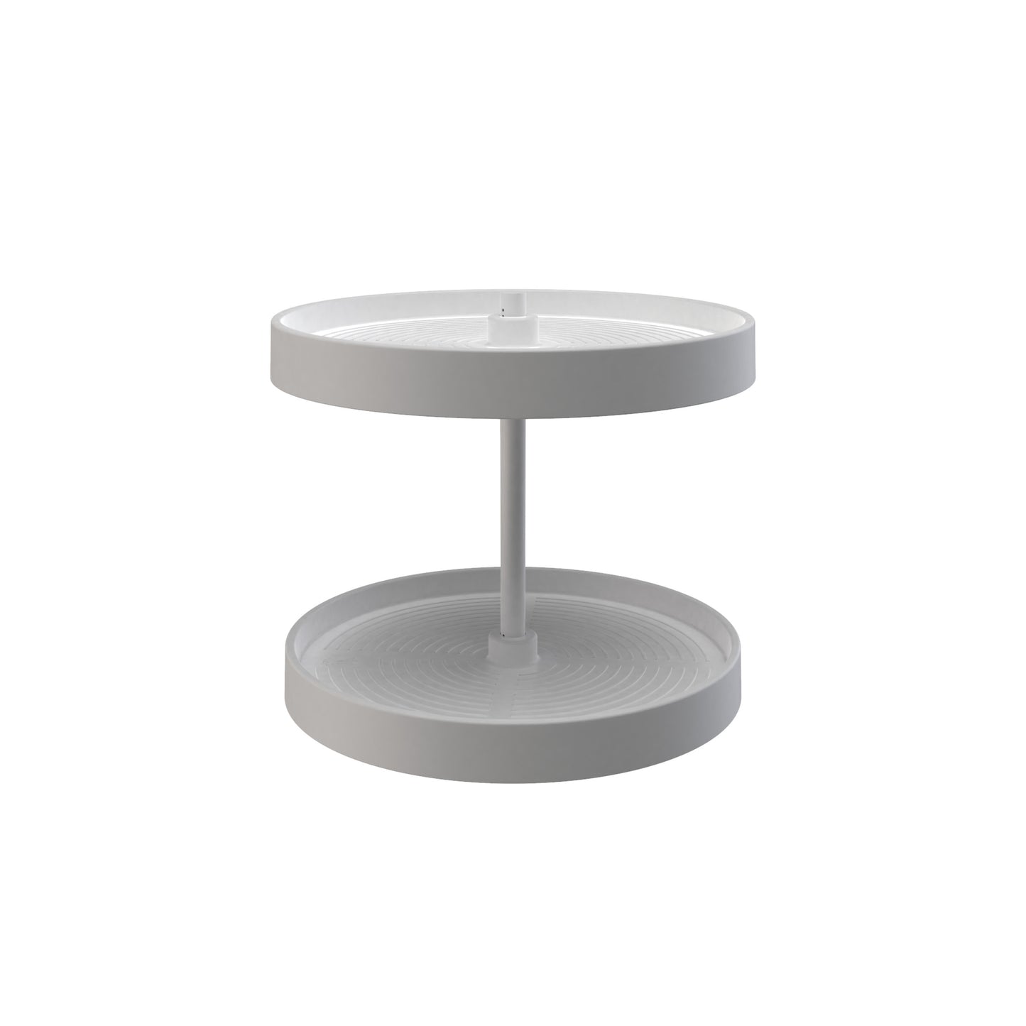 Rev-A-Shelf / LD-2062-18BM-11-1 / Polymer Full-Circle 2-Shelf Lazy Susan w/Bottom Mount Hardware for Corner Wall Cabinets
