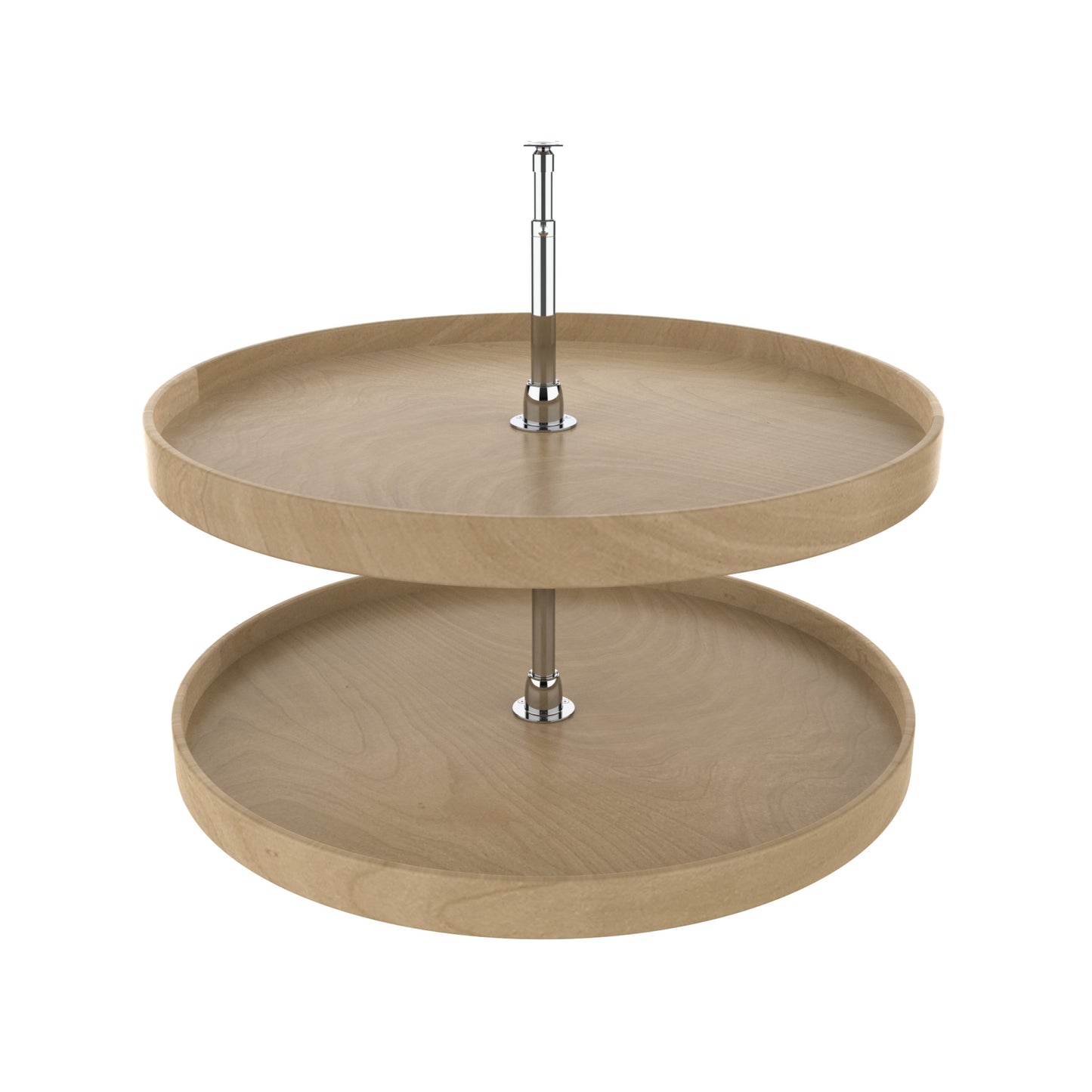 Rev-A-Shelf / LD-4NW-072-32-1 / Natural Wood Full-Circle 2-Shelf Lazy Susans for Corner Base Cabinets