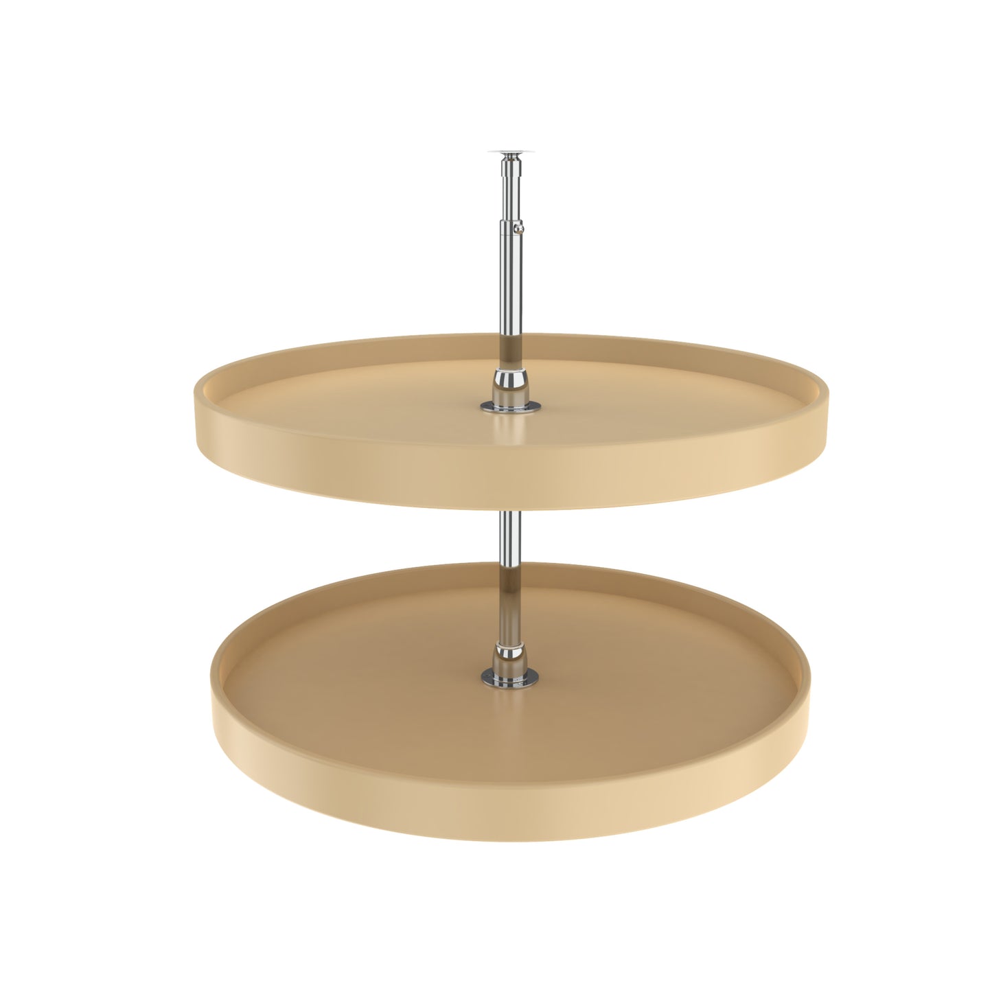 Rev-A-Shelf / 6072-28-15-52 / Polymer Full-Circle 2-Shelf Lazy Susan for Corner Base Cabinets