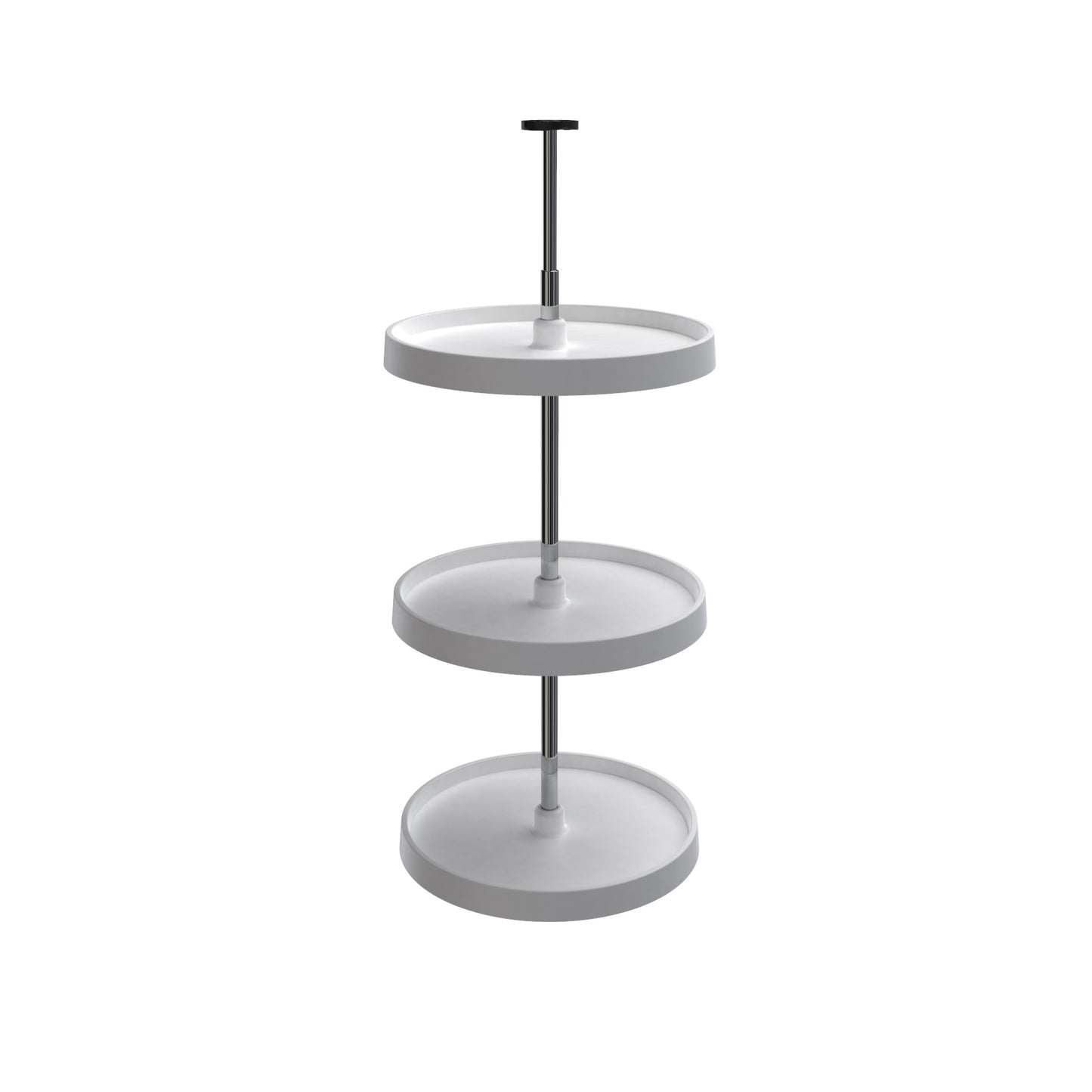 Rev-A-Shelf / 3073-18-11-536 / Value Line Polymer Full-Circle 3-Shelf Lazy Susans for 39" to 42" H Corner Wall Cabinets