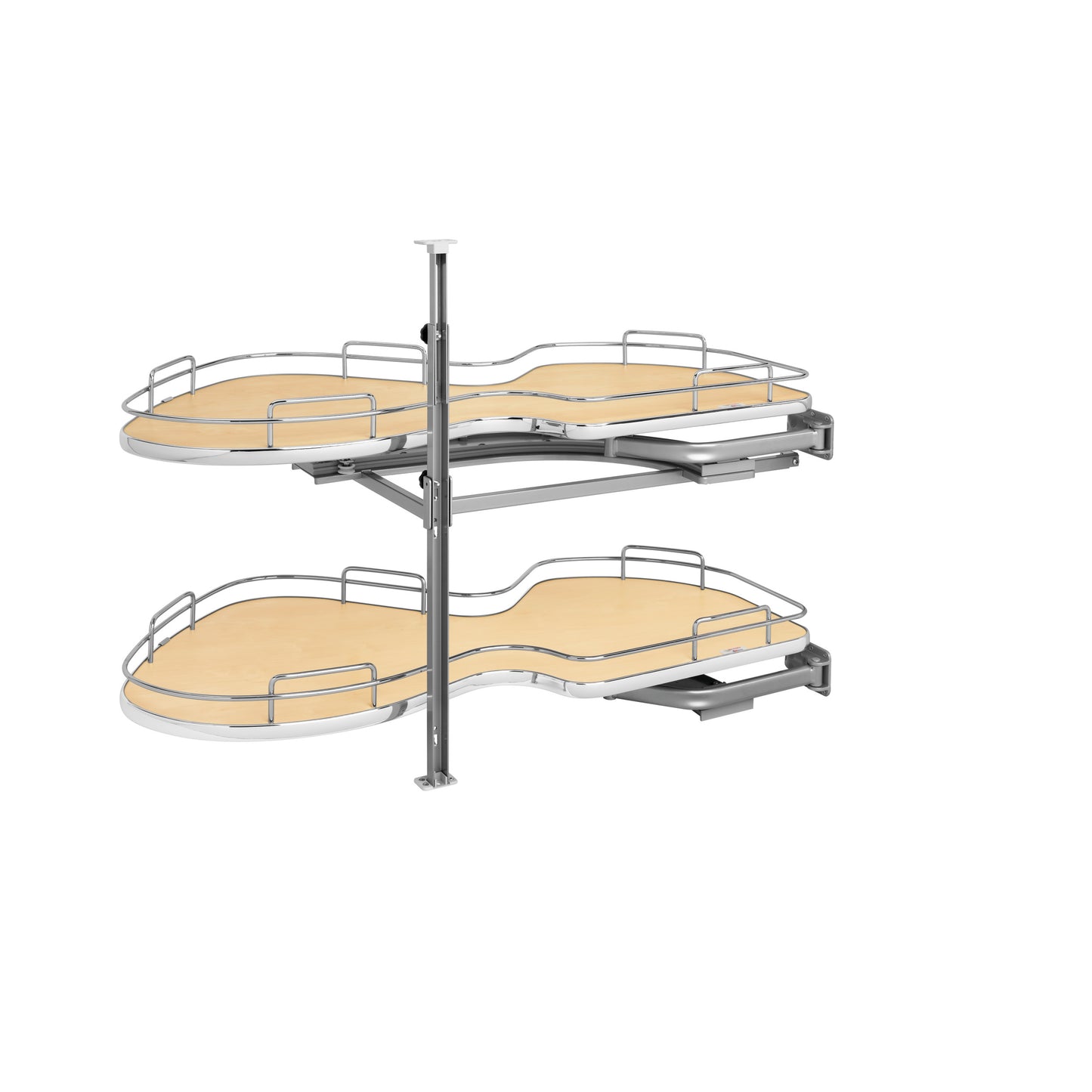 Rev-A-Shelf / 5372-21-MP-R / Contemporary Cloud 2-Shelf Blind Corner Organizer for Blind Left Cabinet