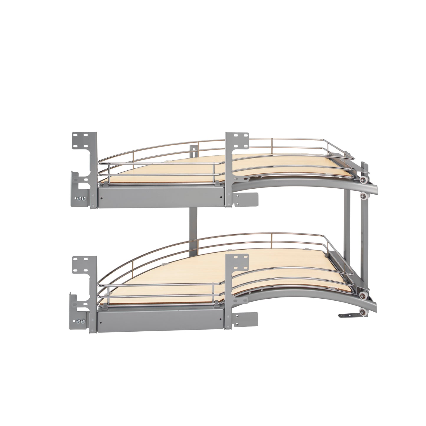 Rev-A-Shelf / 582-18-LMP / Contemporary Curve Pullout Organizer for Blind Right Corner Cabinet