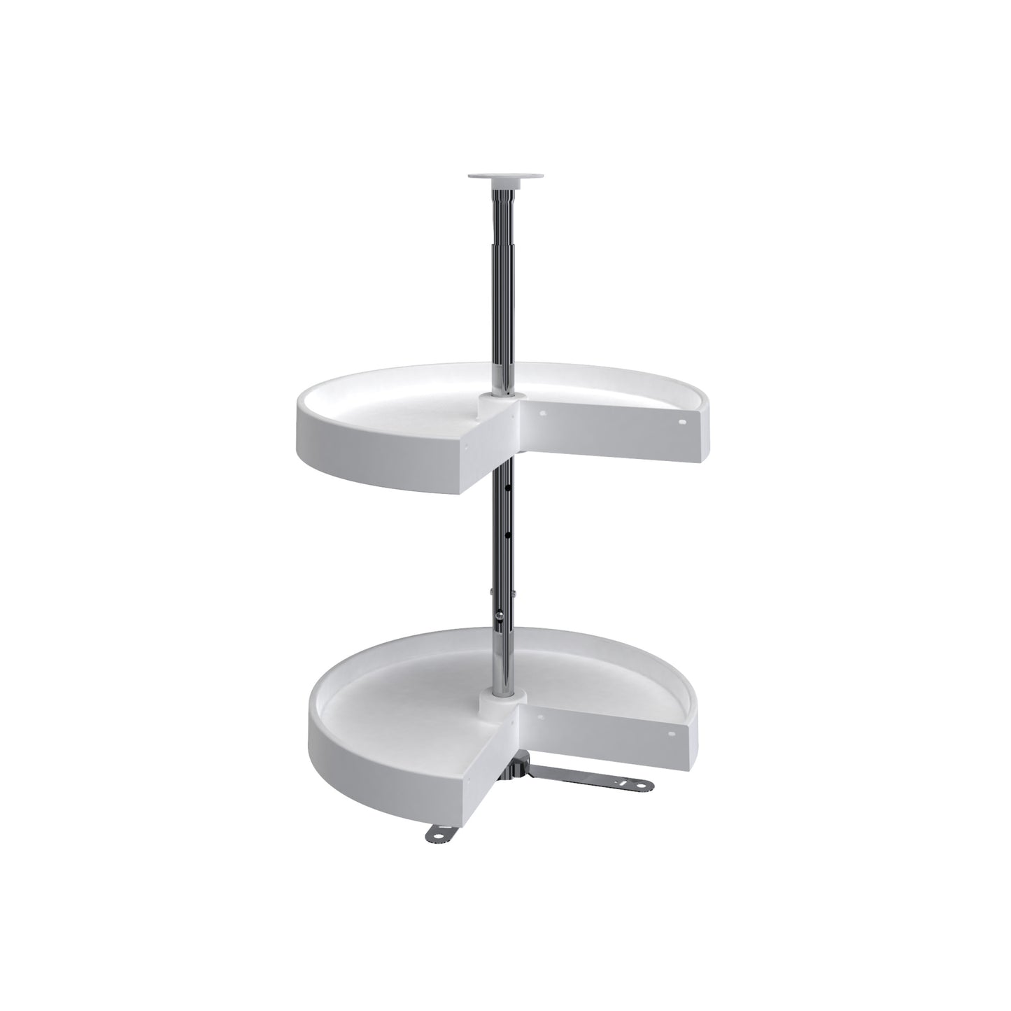 Rev-A-Shelf / LD-2942-18-11-1 / Polymer Pie-Cut 2-Shelf Lazy Susan for Corner Wall Cabinets