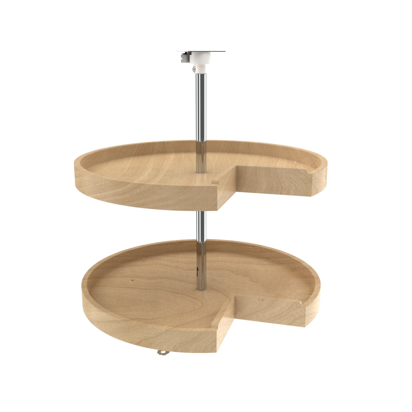 Rev-A-Shelf / 4WLS942-2433-52 / Wood 2-Shelf Pie-Cut Lazy Susans for Corner Base Cabinets