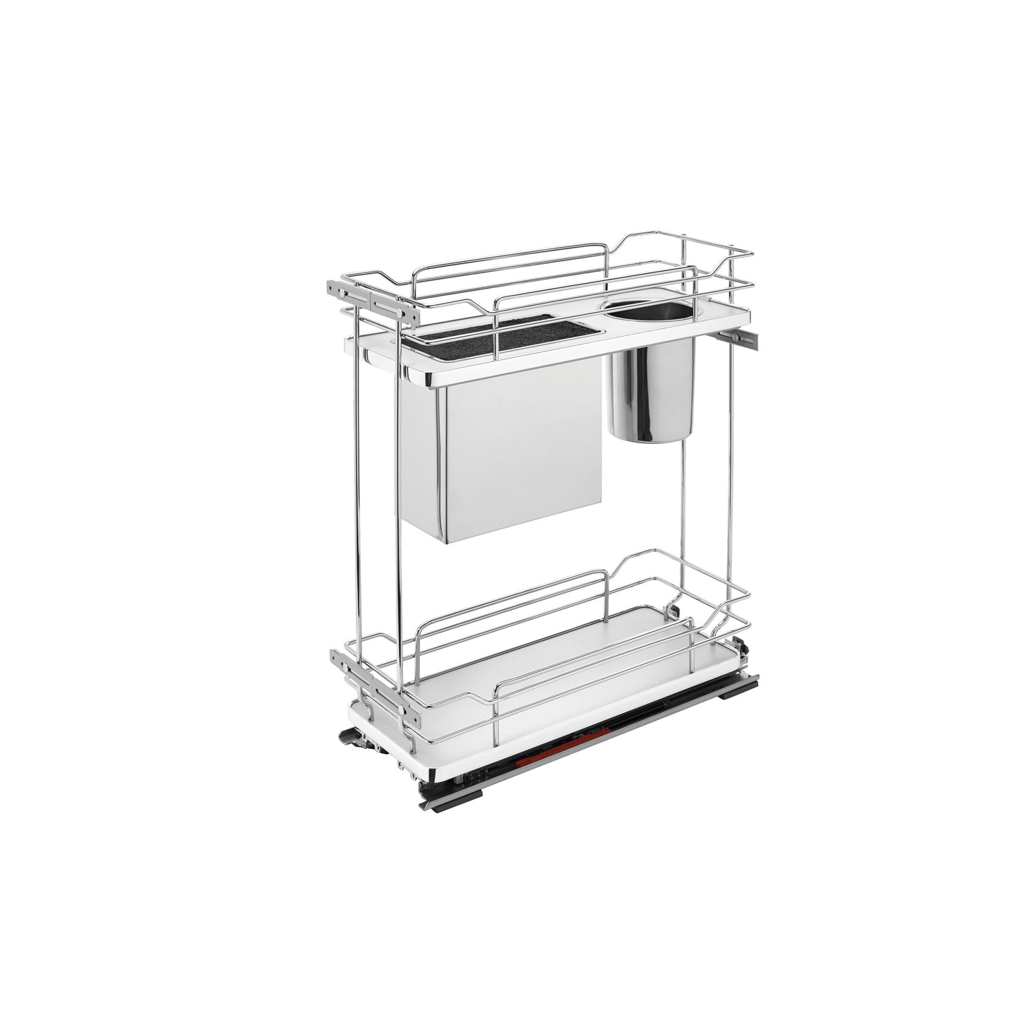 Rev-A-Shelf / 5322KB-BCSC-6-GR / Two-Tier Knife Block Pullout Organizers w/ Soft-Close