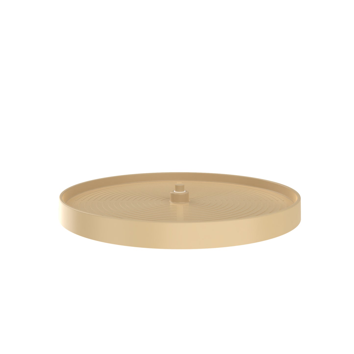 Rev-A-Shelf / LD-2061-24BM-15-1 / Lazy Daisy Polymer Full Circle Single Shelf Lazy Susan w/Bottom-Mount Hardware for Corner Wall Cabinets