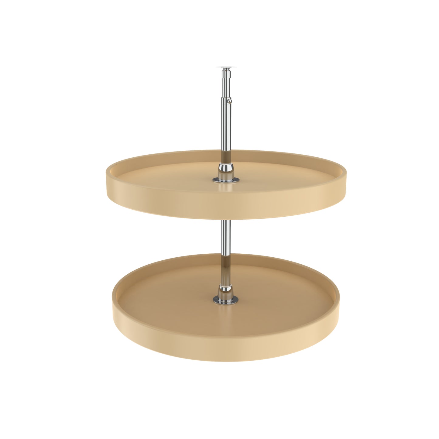 Rev-A-Shelf / 6072-24-15-52 / Polymer Full-Circle 2-Shelf Lazy Susan for Corner Base Cabinets