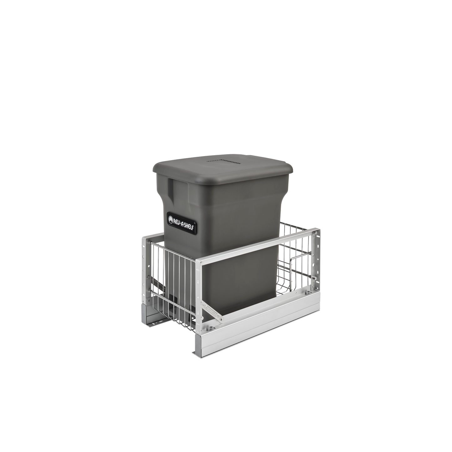 Rev-A-Shelf / 5349-15CKOG-1 / Aluminum Pullout Compost Container w/ Soft-Close