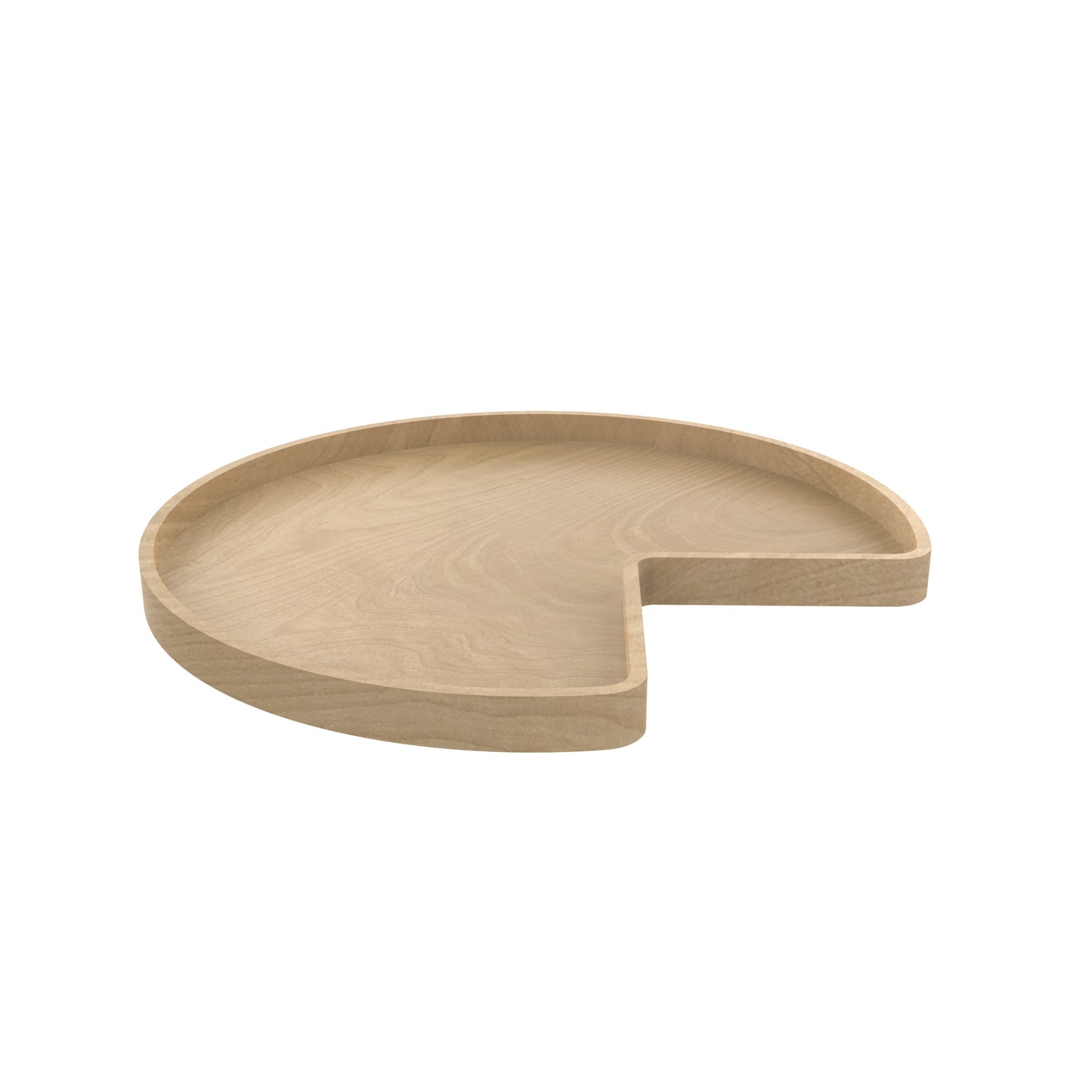 Rev-A-Shelf / LD-4BW-401-32-1 / Banded Wood Full Kidney-Shaped Lazy Susan for Corner Base Cabinets