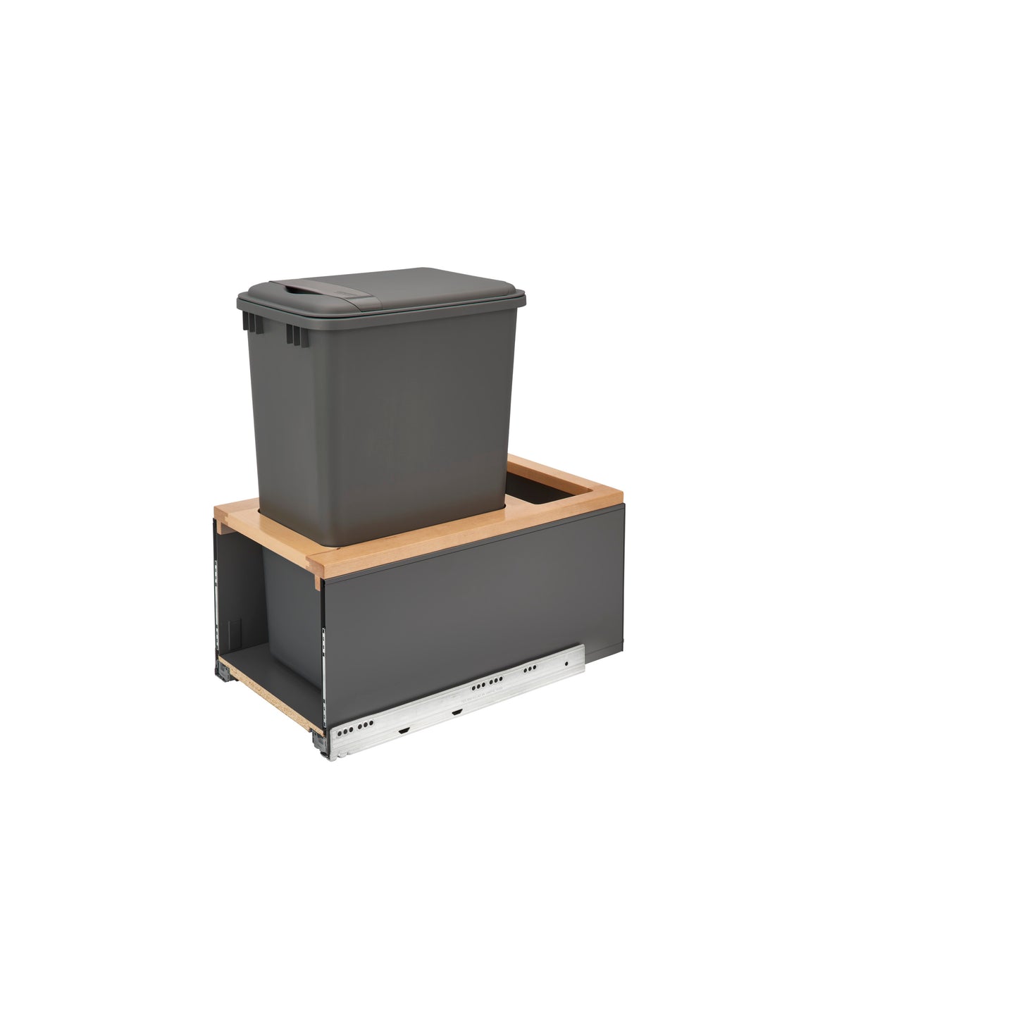 Rev-A-Shelf / 5LB-1550OGMP-113 / Legrabox Pullout Waste/Trash Container for Full-Height Cabinets w/ Soft-Close