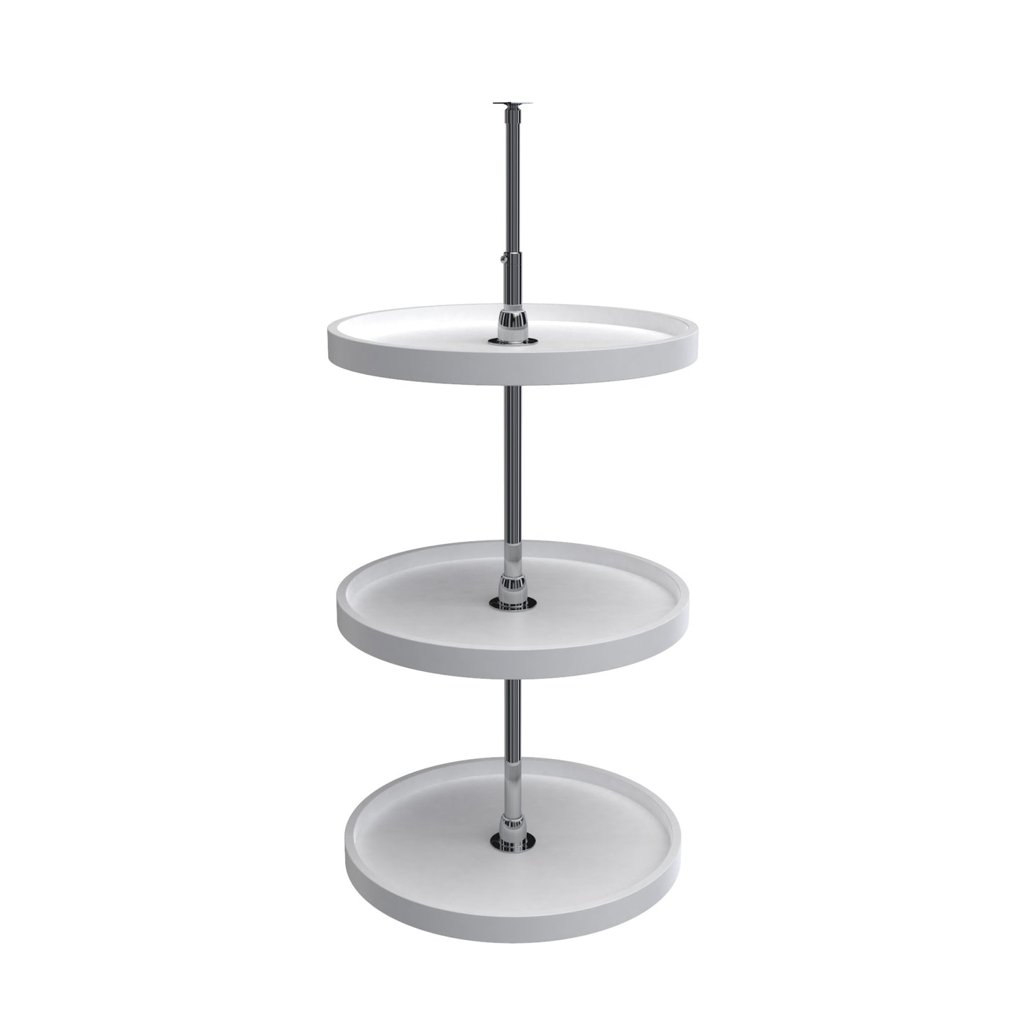 Rev-A-Shelf / 6073-20-11-536 / Polymer Full-Circle 3-Shelf Lazy Susans for 38" H Corner Wall Cabinets