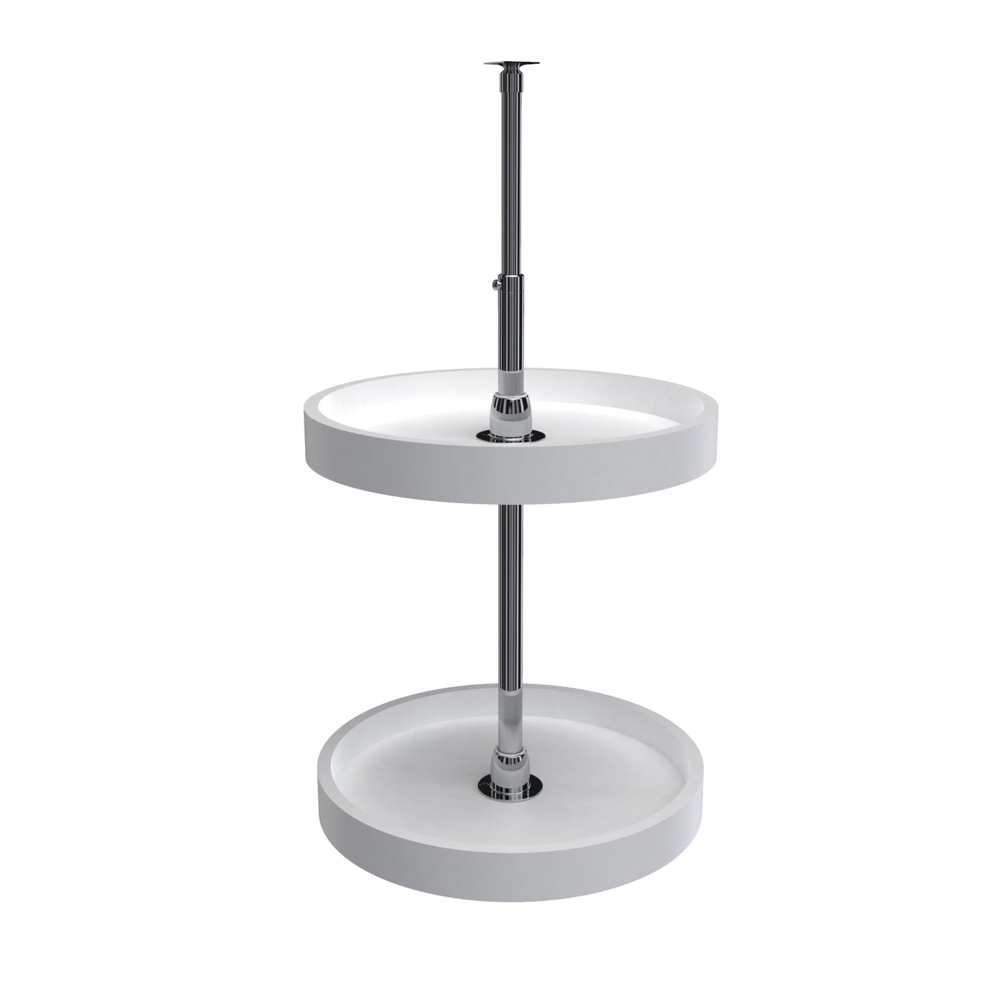 Rev-A-Shelf / 6072-16-11-52 / Polymer Full-Circle 2-Shelf Lazy Susan for Corner Wall Cabinets