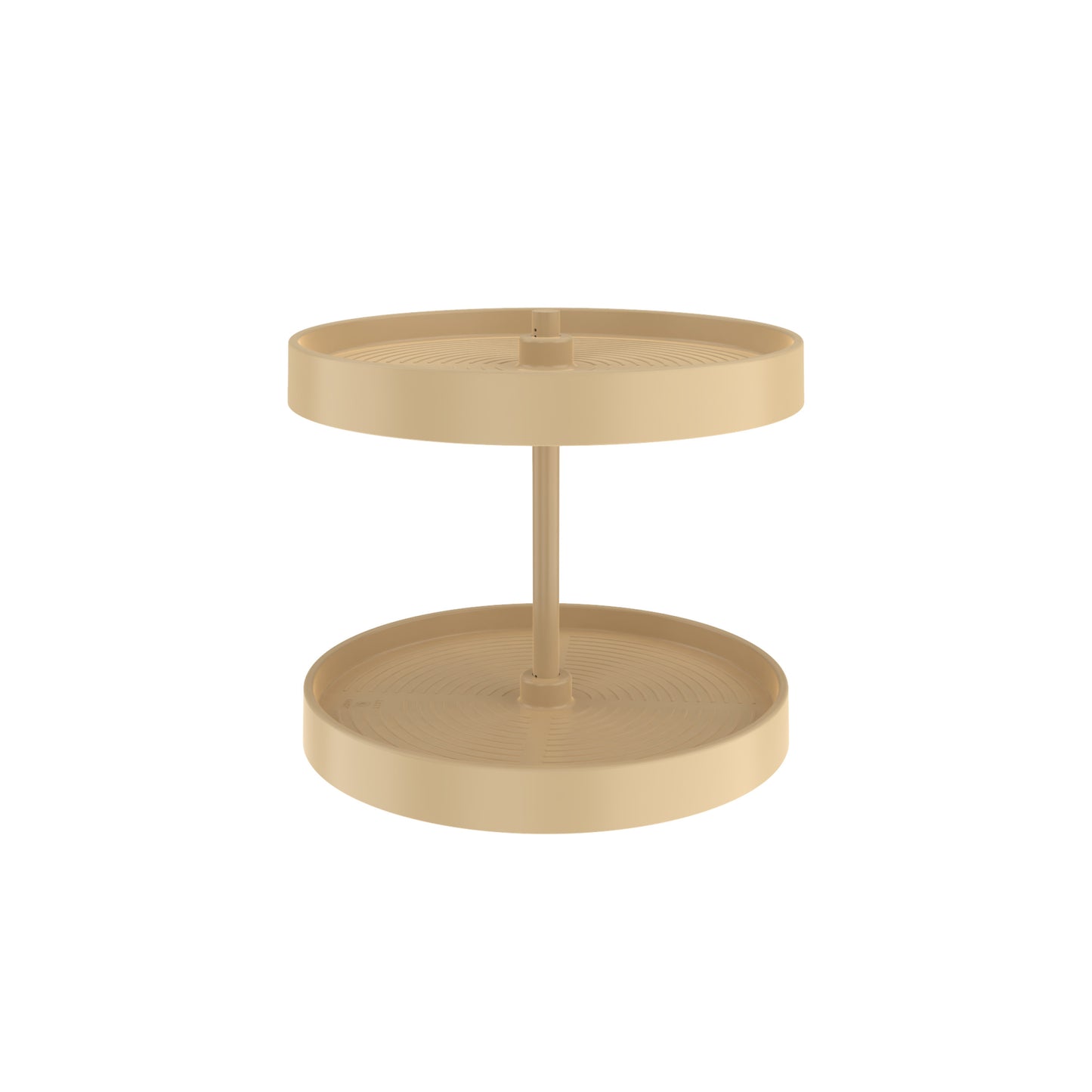 Rev-A-Shelf / LD-2062-18BM-15-1 / Lazy Daisy Polymer Full Circle 2-Shelf Lazy Susan w/Bottom-Mount Hardware for Corner Wall Cabinets