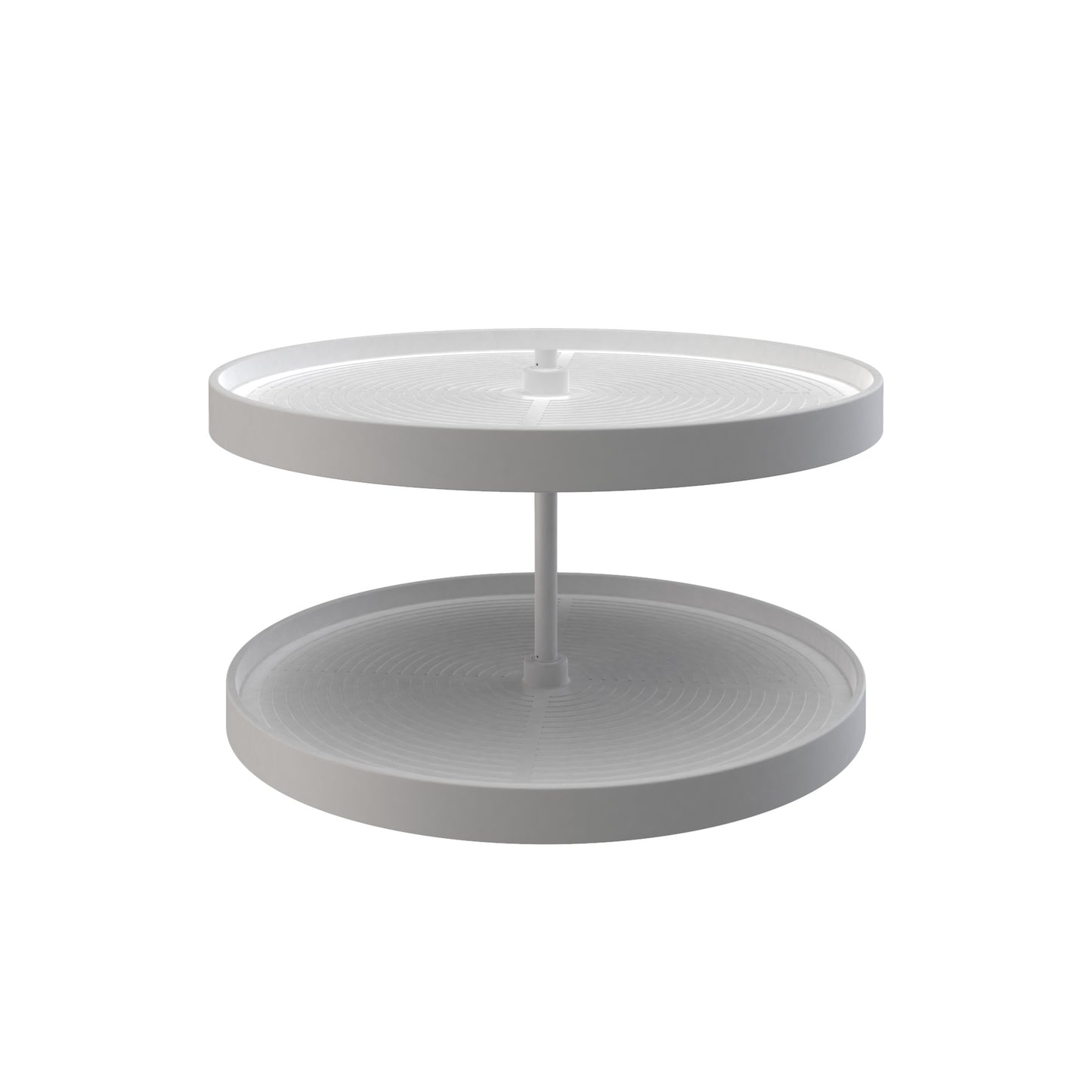 Rev-A-Shelf / LD-2062-28BM-11-1 / Polymer Full-Circle 2-Shelf Lazy Susan w/Bottom Mount Hardware for Corner Base Cabinets
