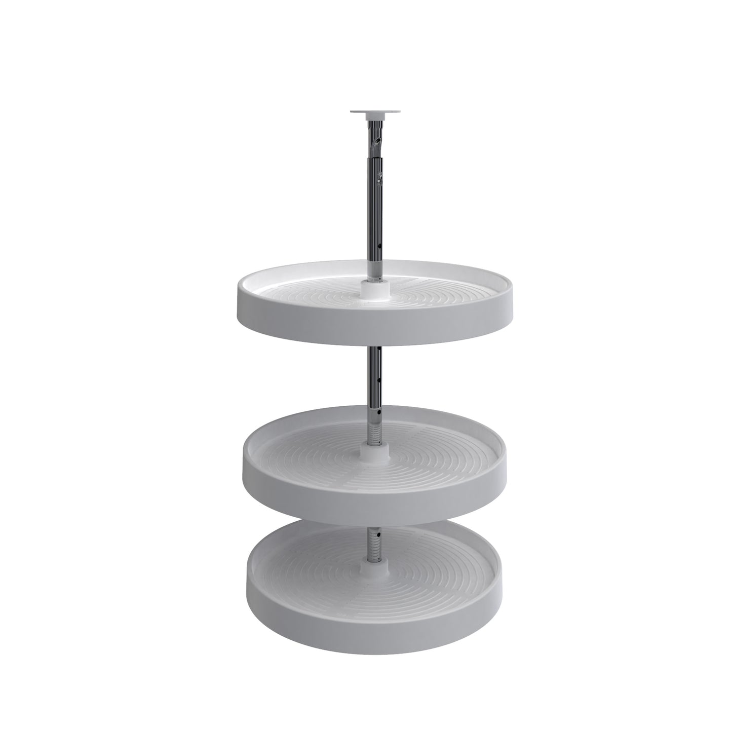 Rev-A-Shelf / LD-2063-1836-11-1 / Polymer Full-Circle 3-Shelf Lazy Susan for 34" H Corner Base Cabinets