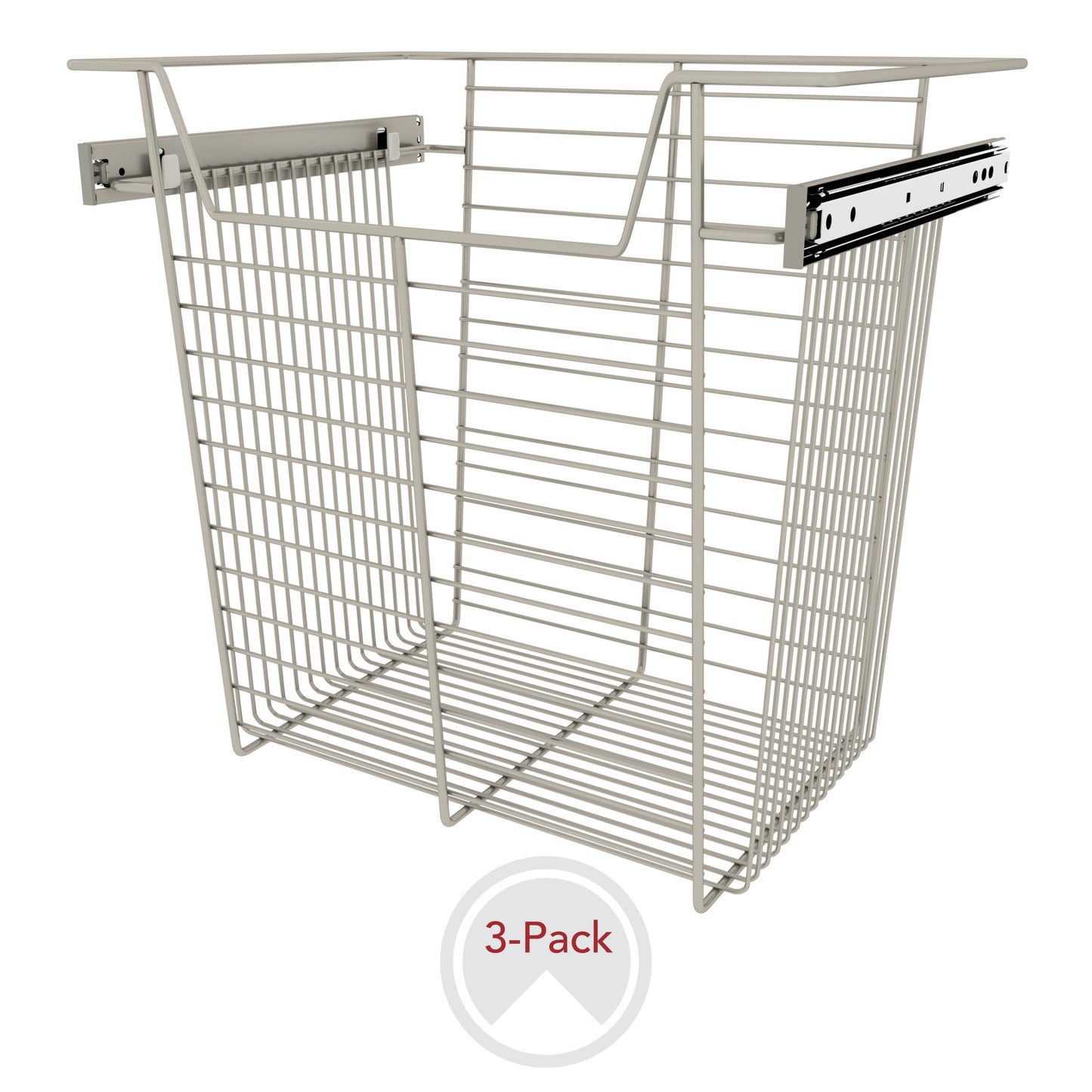 Sidelines / CBSL-181417SN-3 / 18" W Closet Baskets for Custom Closet Systems (3-Pack)