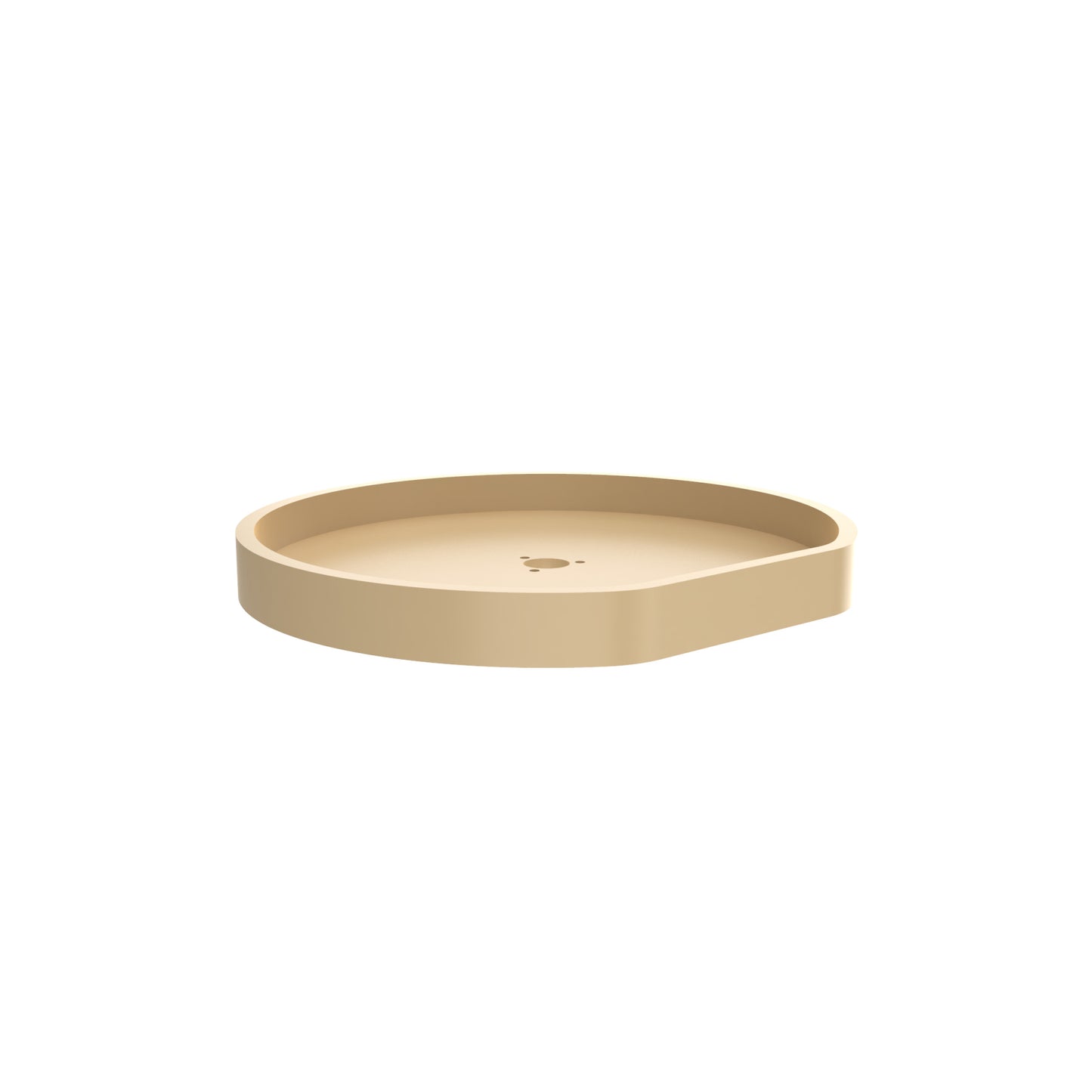Rev-A-Shelf / 6271-20-15-52 / Polymer D-Shaped Lazy Susan Shelf for Corner Wall Cabinets