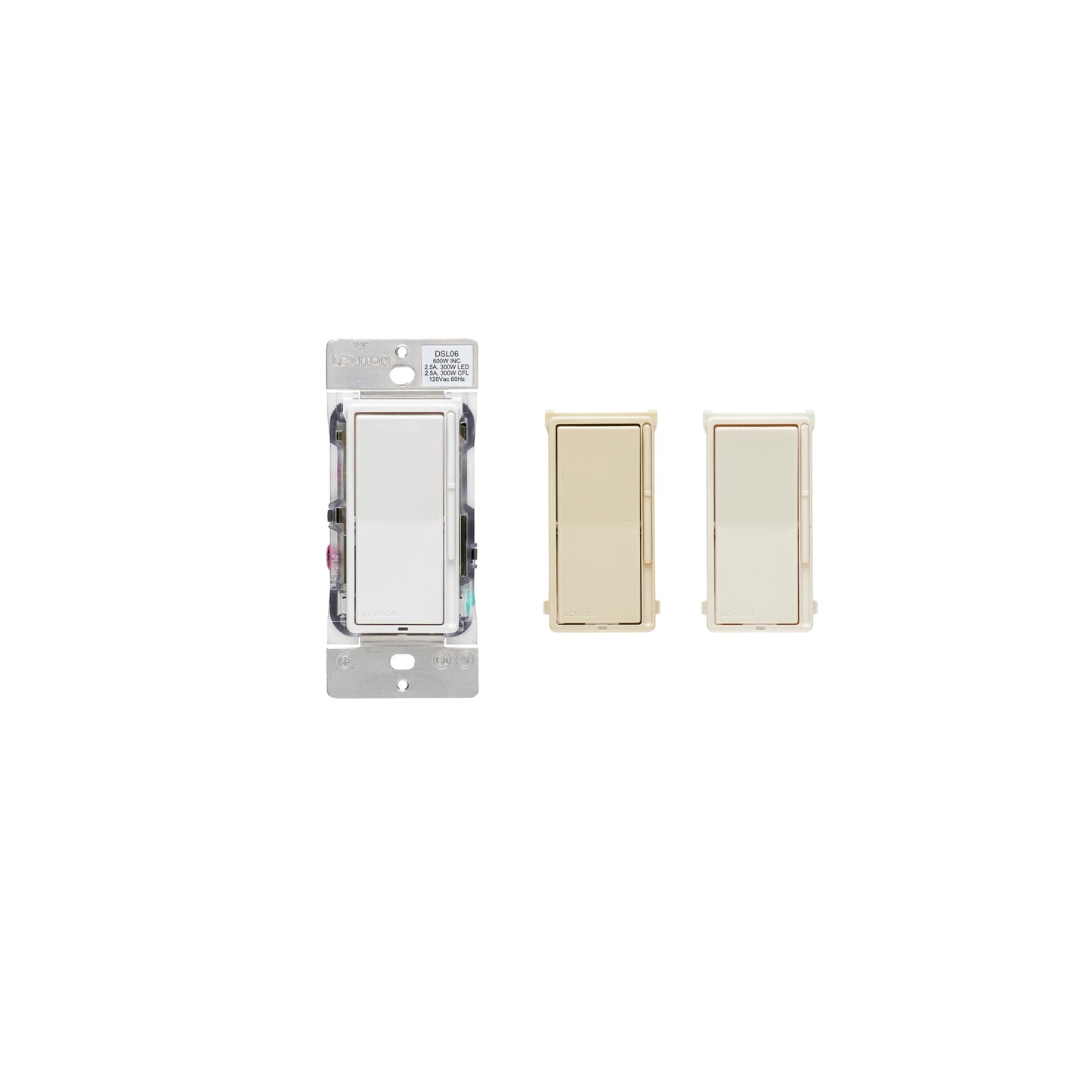 Tresco LEVITON DECORA 300W LED DIMMER W/WH-IV-LA KIT L-DSL06-1LZ-1