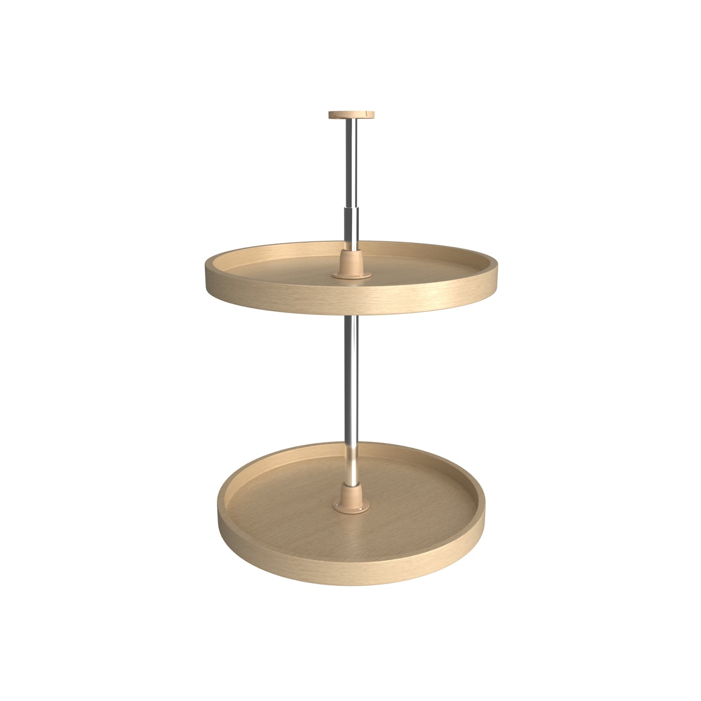 Rev-A-Shelf / LD-4BW-062-20-1 / Banded Wood Full-Circle 2-Shelf Lazy Susans for Corner Wall Cabinets