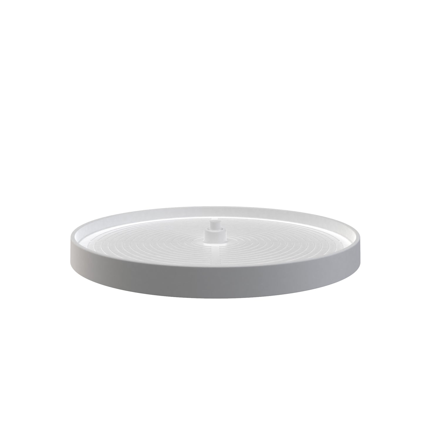 Rev-A-Shelf / LD-2061-24BM-11-1 / Polymer Full-Circle 1-Shelf Lazy Susan w/Bottom Mount Hardware for Corner Base Cabinets