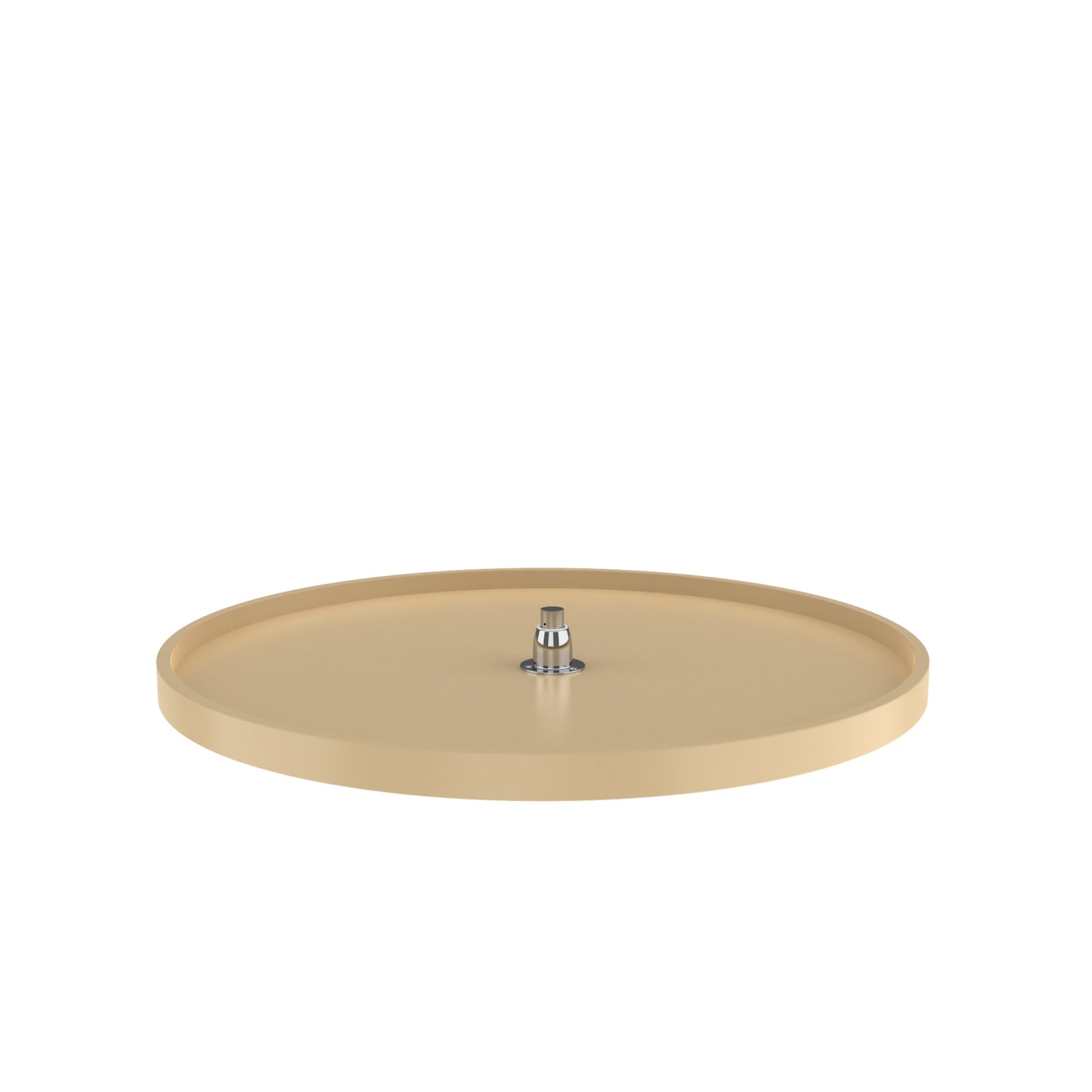 Rev-A-Shelf / 6621-32-15-52 / Polymer Full Circle 1-Shelf Lazy Susan w/Bottom Mount Rotating Post for Corner Base Cabinets