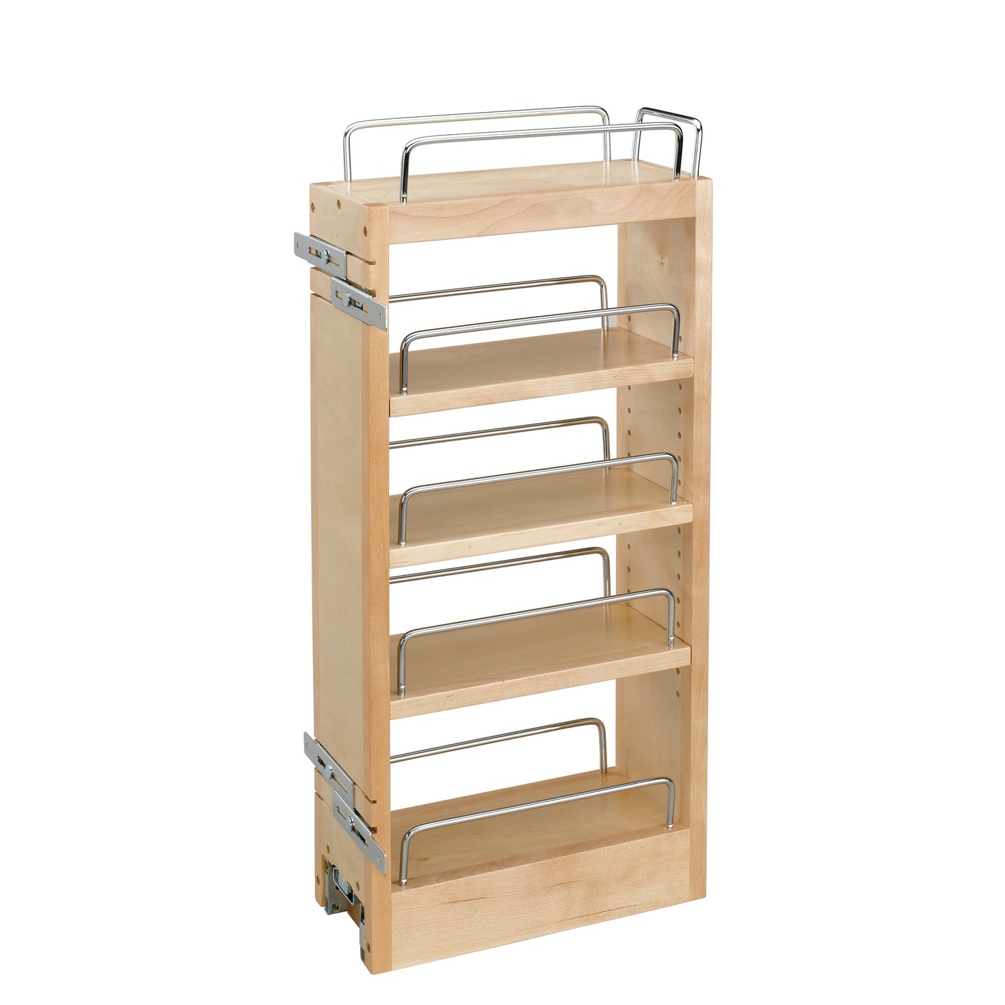 Rev-A-Shelf / 448-HP-523C / Wood Pull Out Organizer for Next to Ornamental Range Hoods