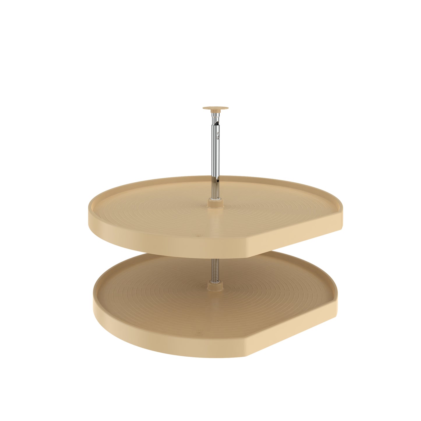 Rev-A-Shelf / LD-2262-32-15-1 / Polymer D-Shaped 2-Shelf Lazy Susan for Corner Base Cabinets